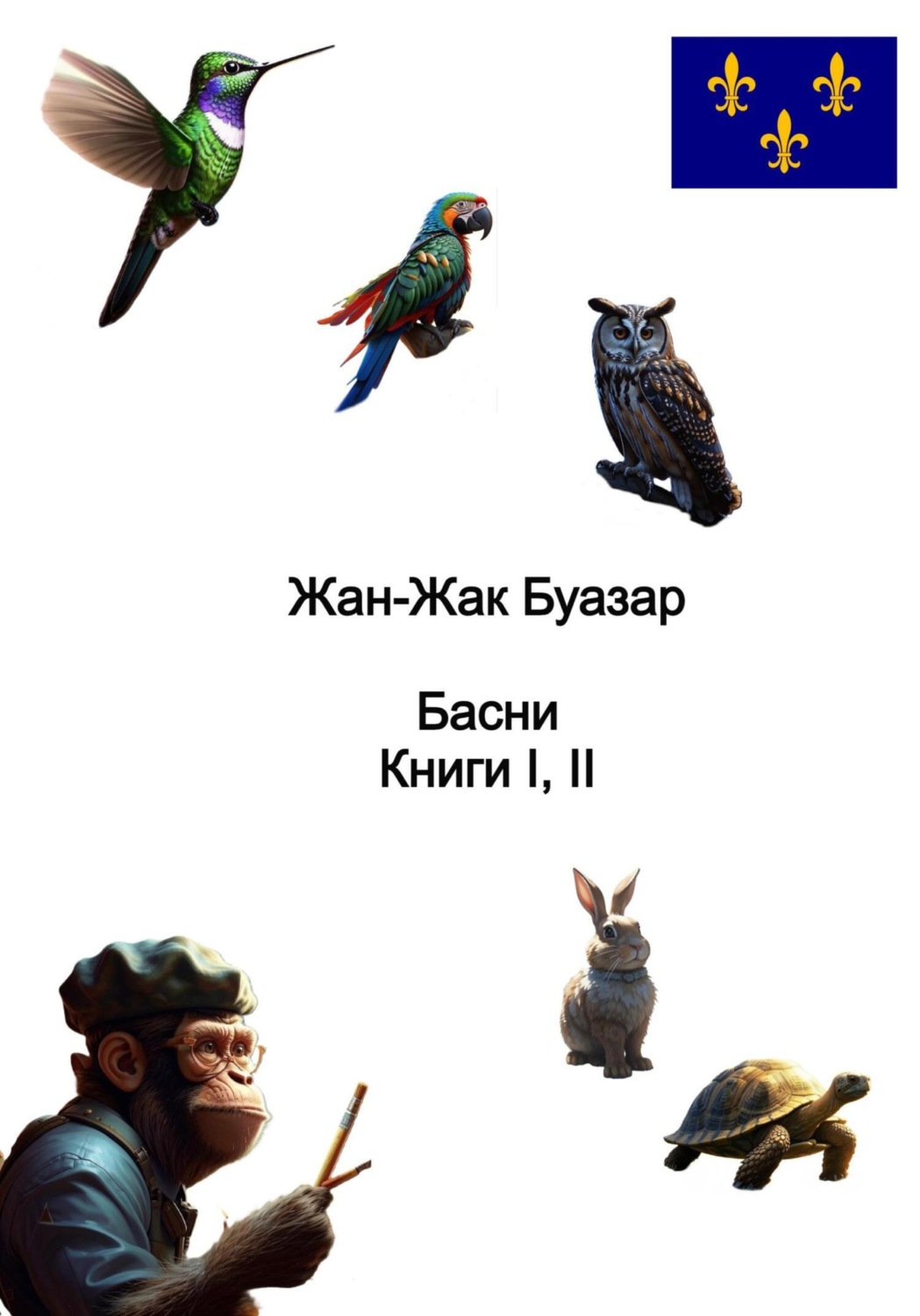 Обложка книги «Жан-Жак Буазар. Басни. Книги I и II»