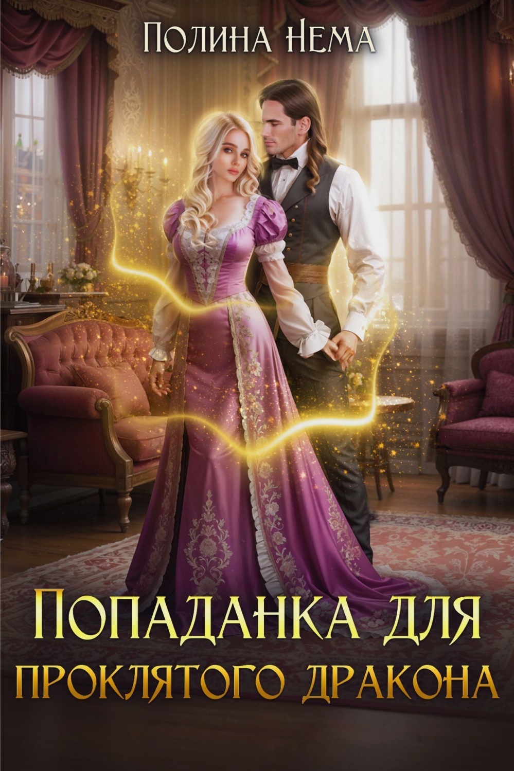 Обложка книги «Попаданка для проклятого дракона»