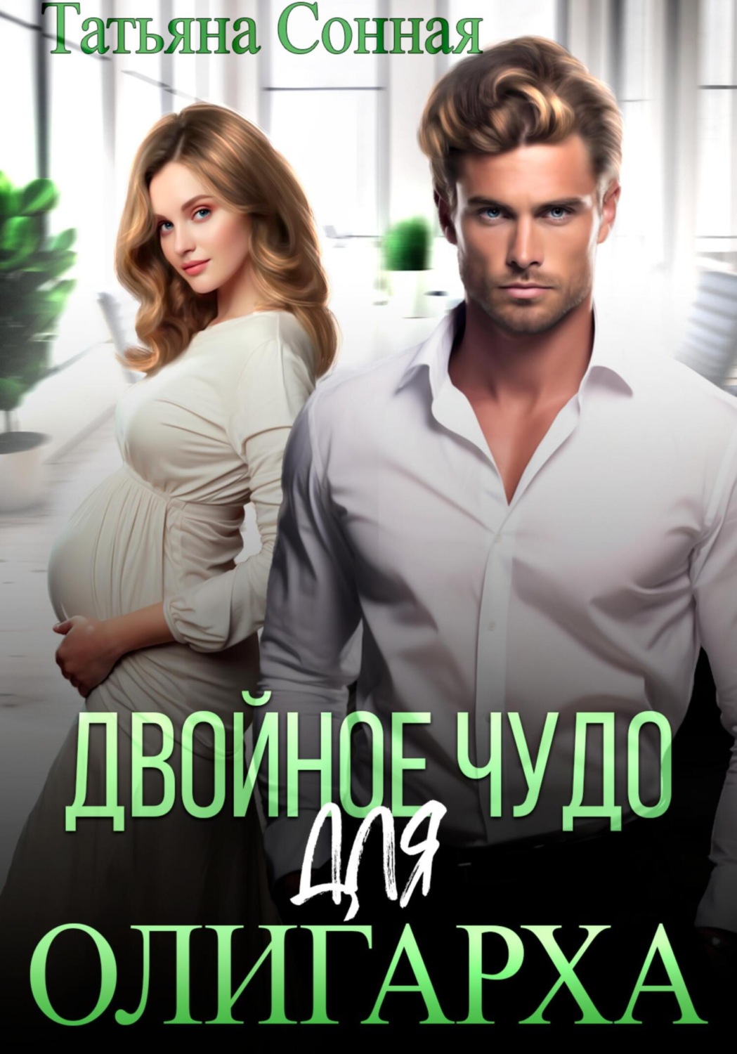 Обложка книги «Двойное чудо для олигарха»