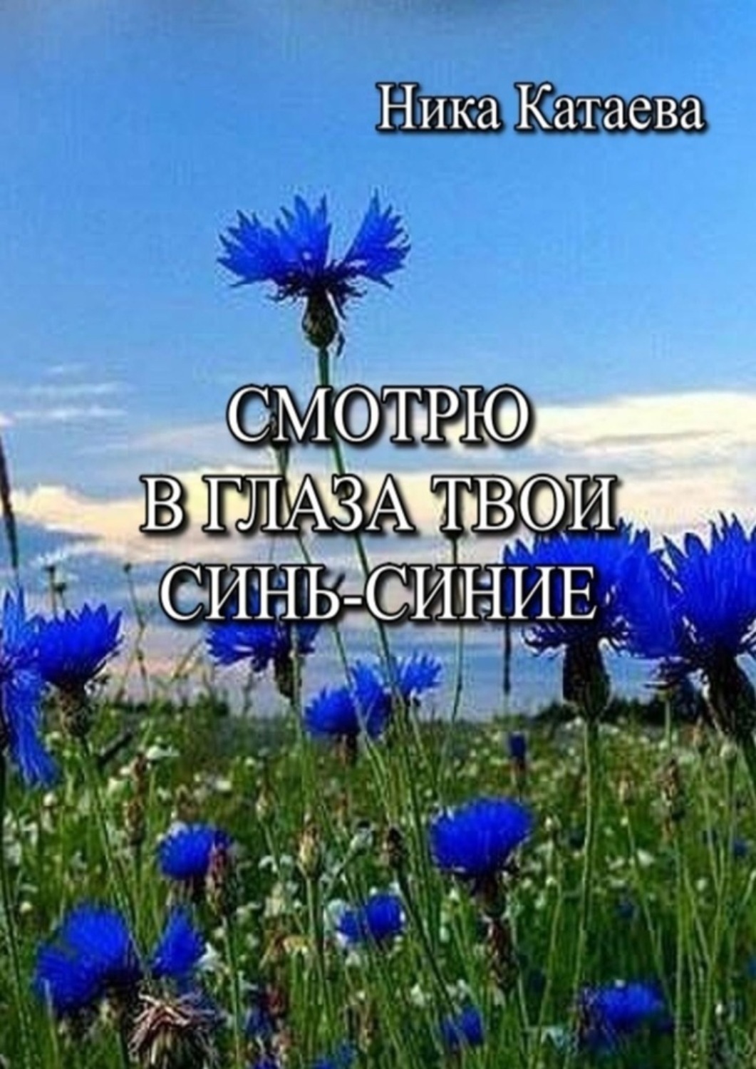 Обложка книги «Смотрю в глаза твои синь-синие»