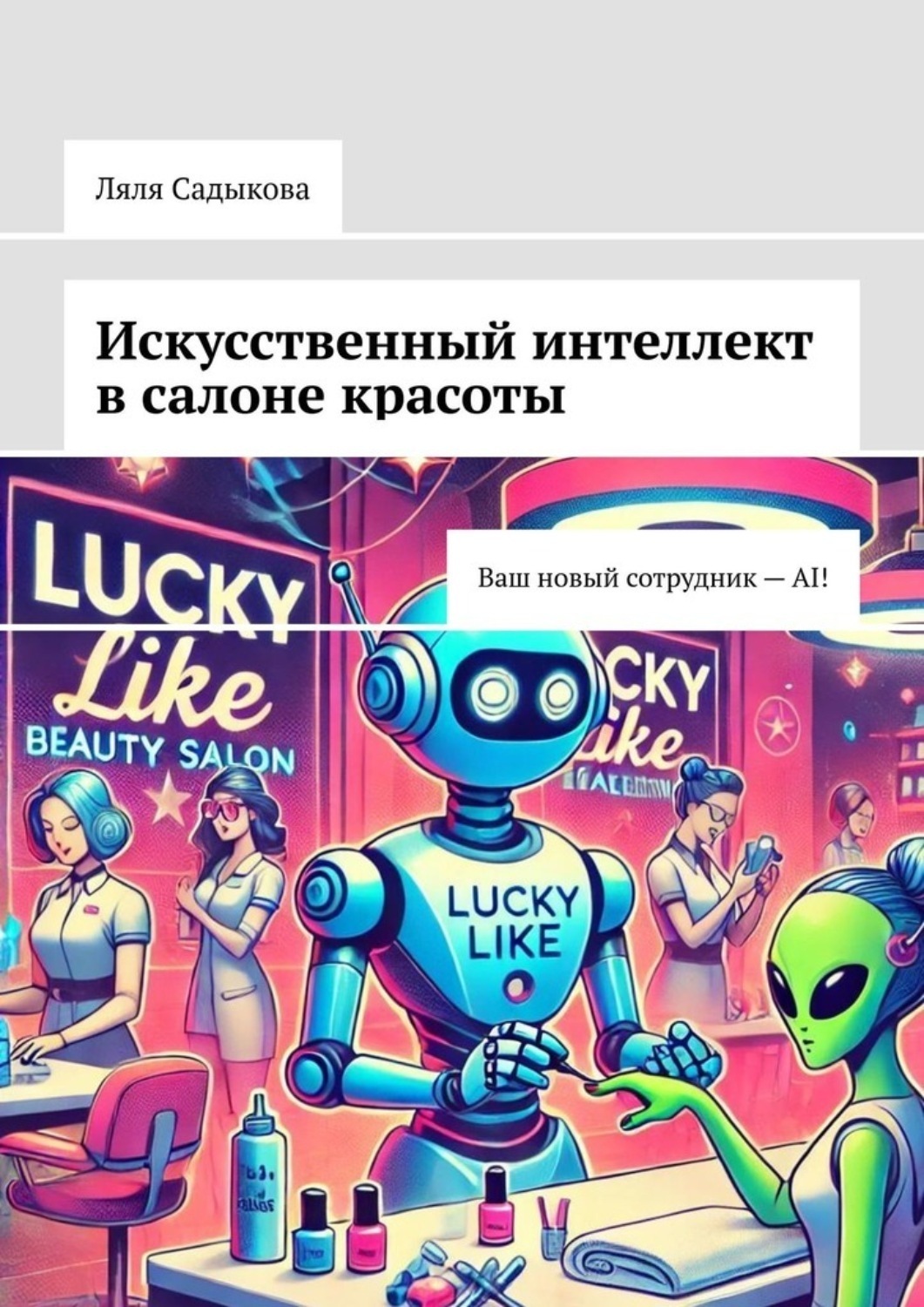 Обложка книги «Искусственный интеллект в салоне красоты. Ваш новый сотрудник – AI!»