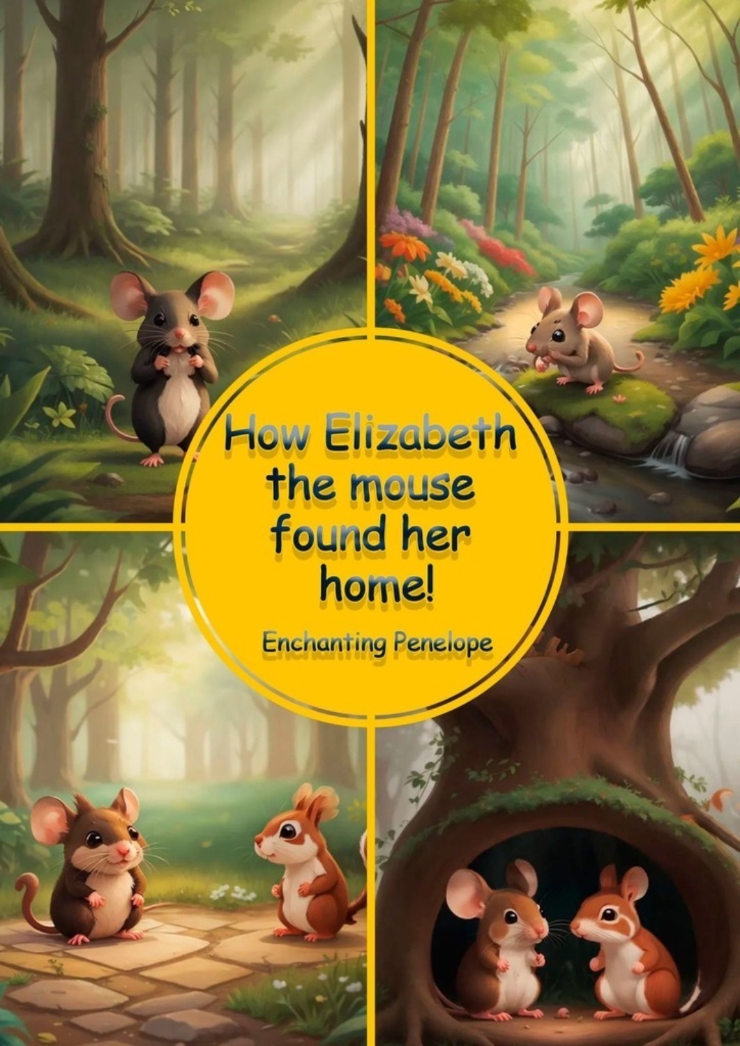 Обложка книги «How Elizabeth the mouse found her home!»