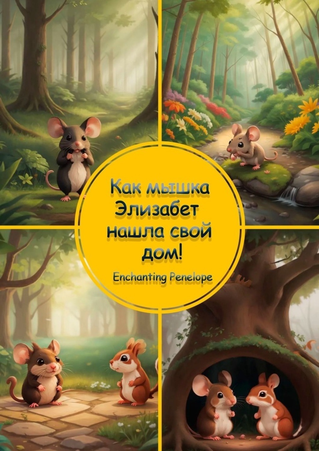 Обложка книги «Как мышка Элизабет нашла свой дом!»