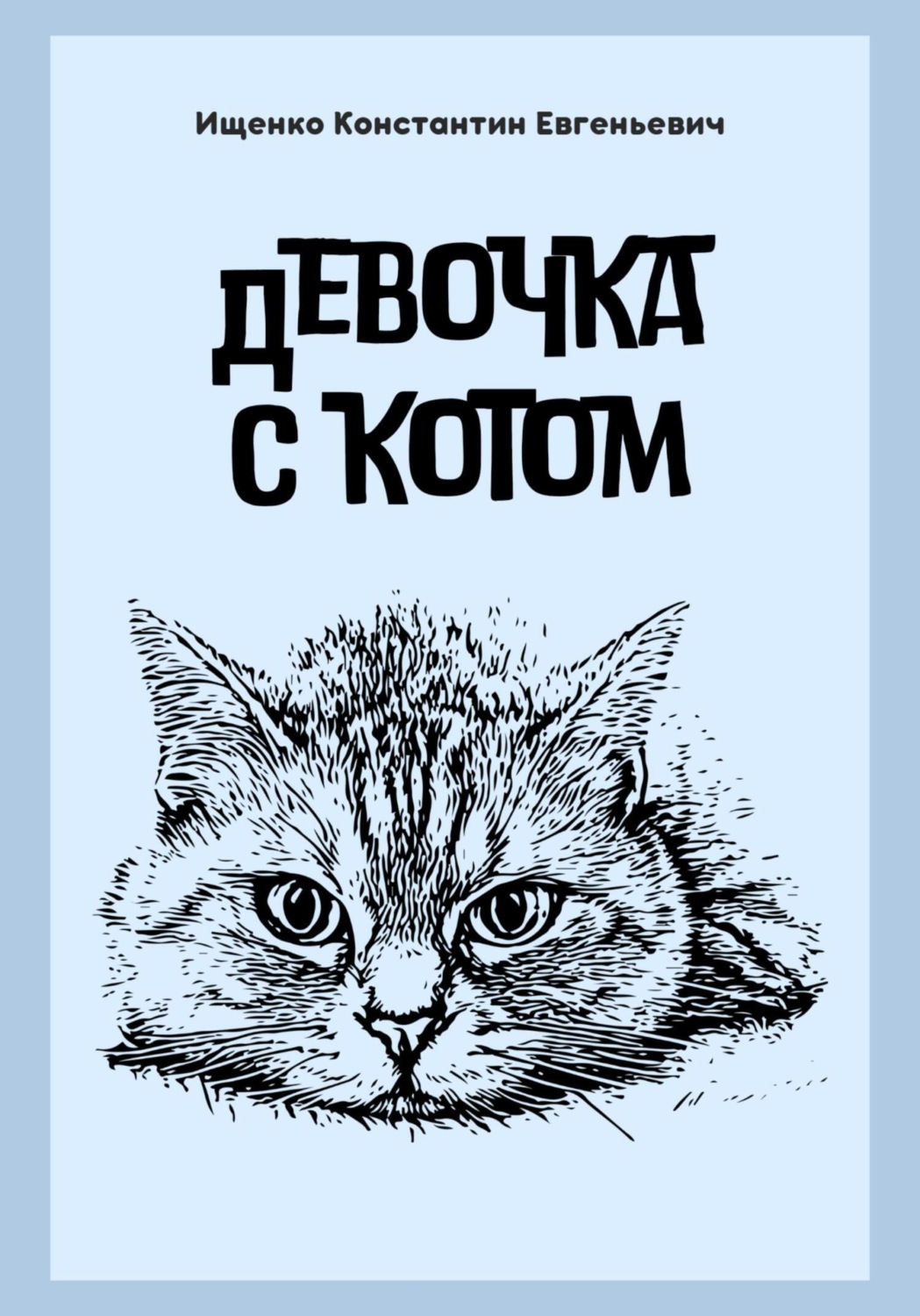 Обложка книги «Девочка с котом»