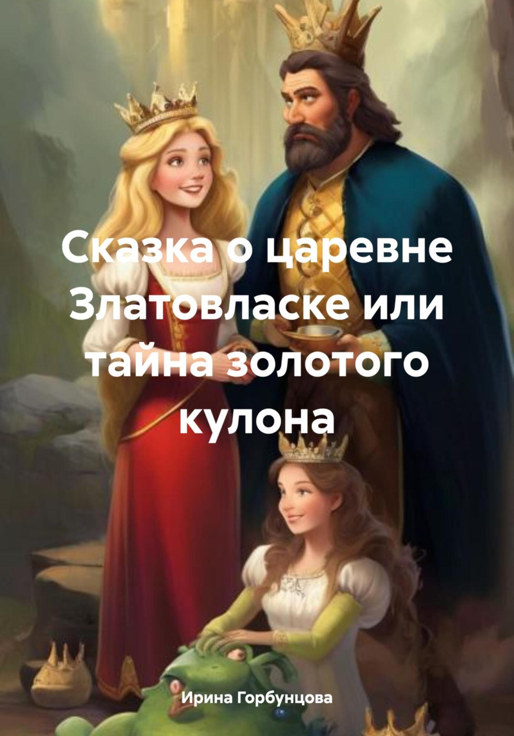 Обложка книги «Сказка о царевне Златовласке или тайна золотого кулона»