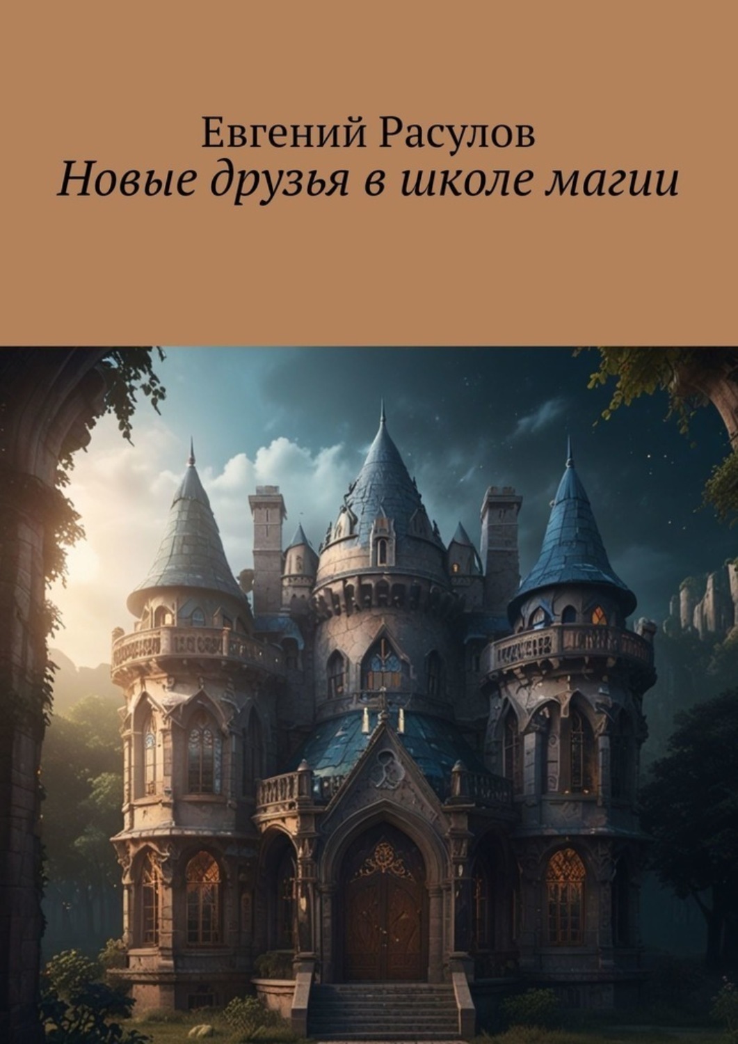 Обложка книги «Новые друзья в школе магии»