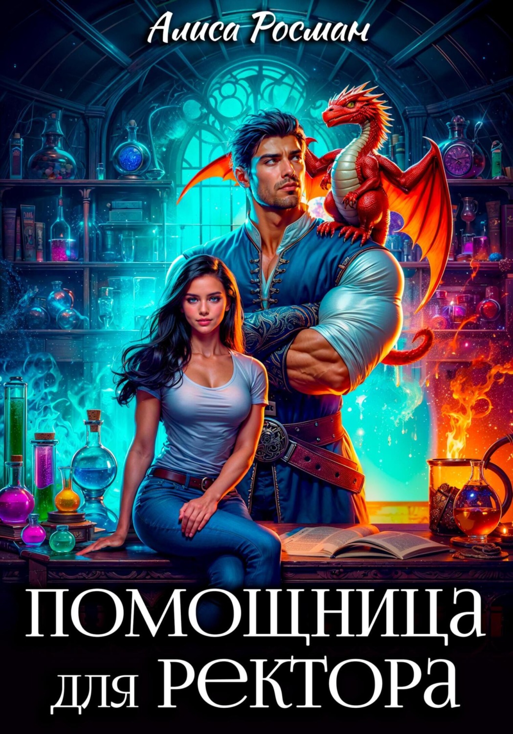 Обложка книги «Помощница для ректора»
