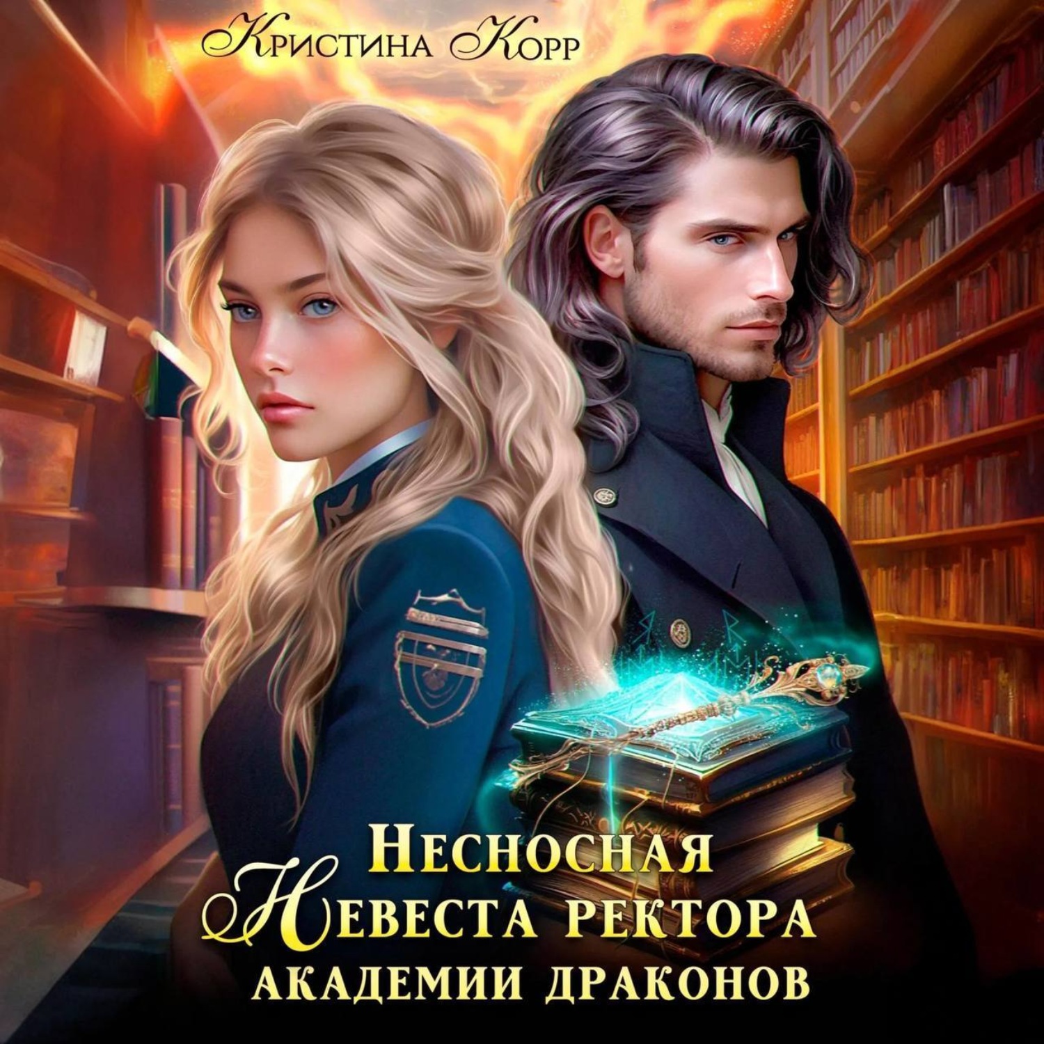 Обложка книги «Несносная невеста ректора академии драконов»