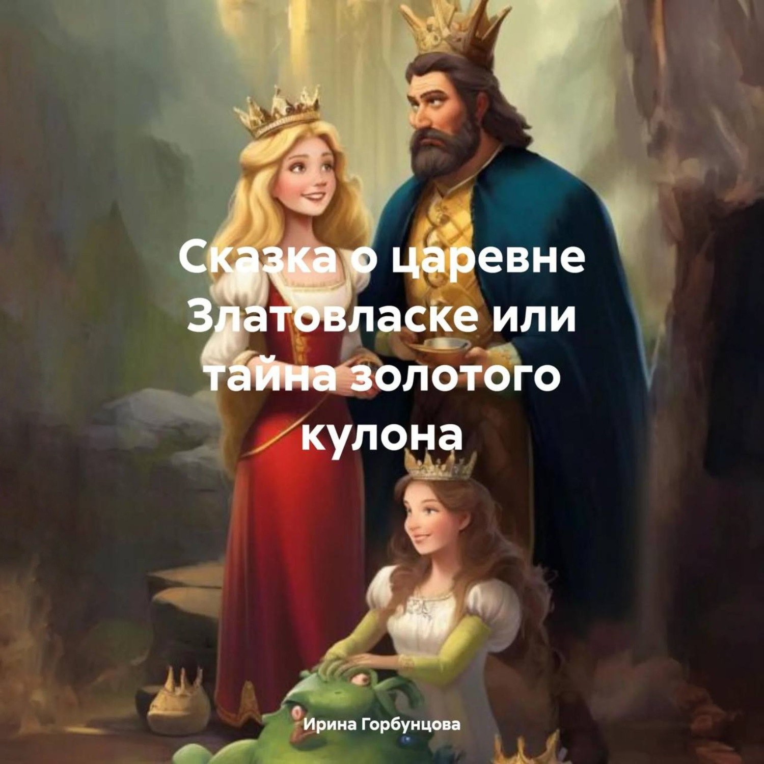 Обложка книги «Сказка о царевне Златовласке или тайна золотого кулона»