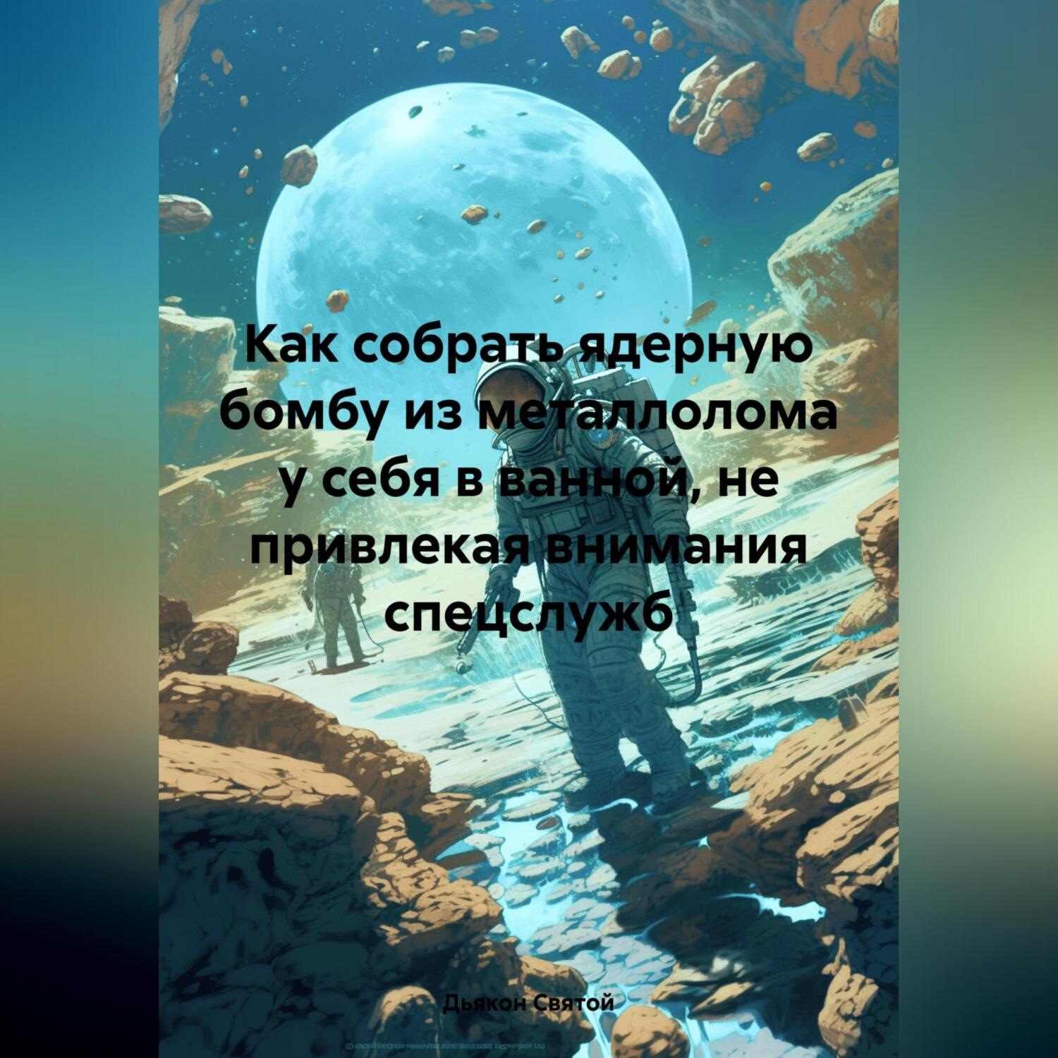 Обложка книги «Как собрать ядерную бомбу из металлолома у себя в ванной, не привлекая внимания спецслужб»