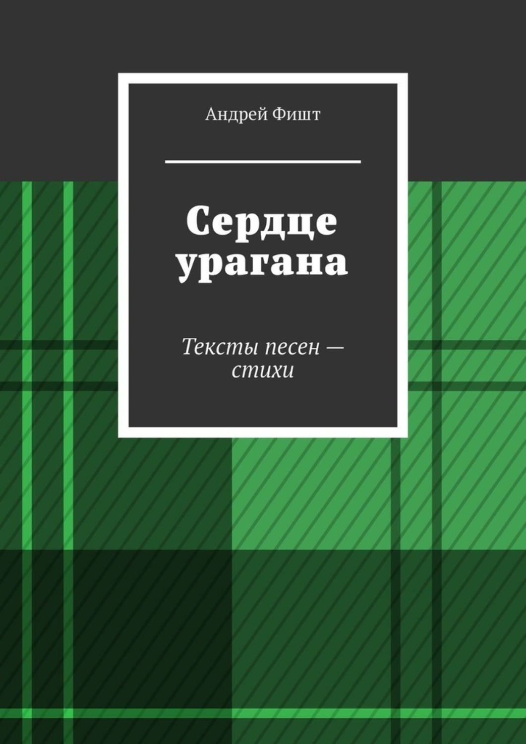 Обложка книги «Сердце урагана. Тексты песен – стихи»