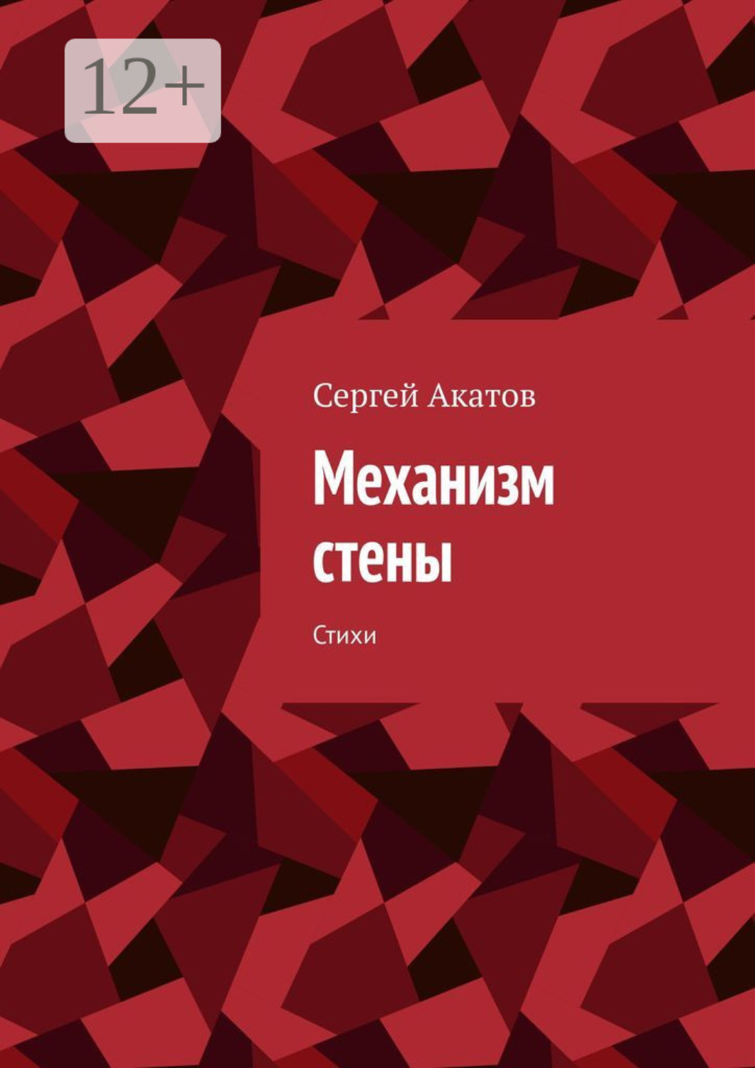 Обложка книги «Механизм стены. Стихи»
