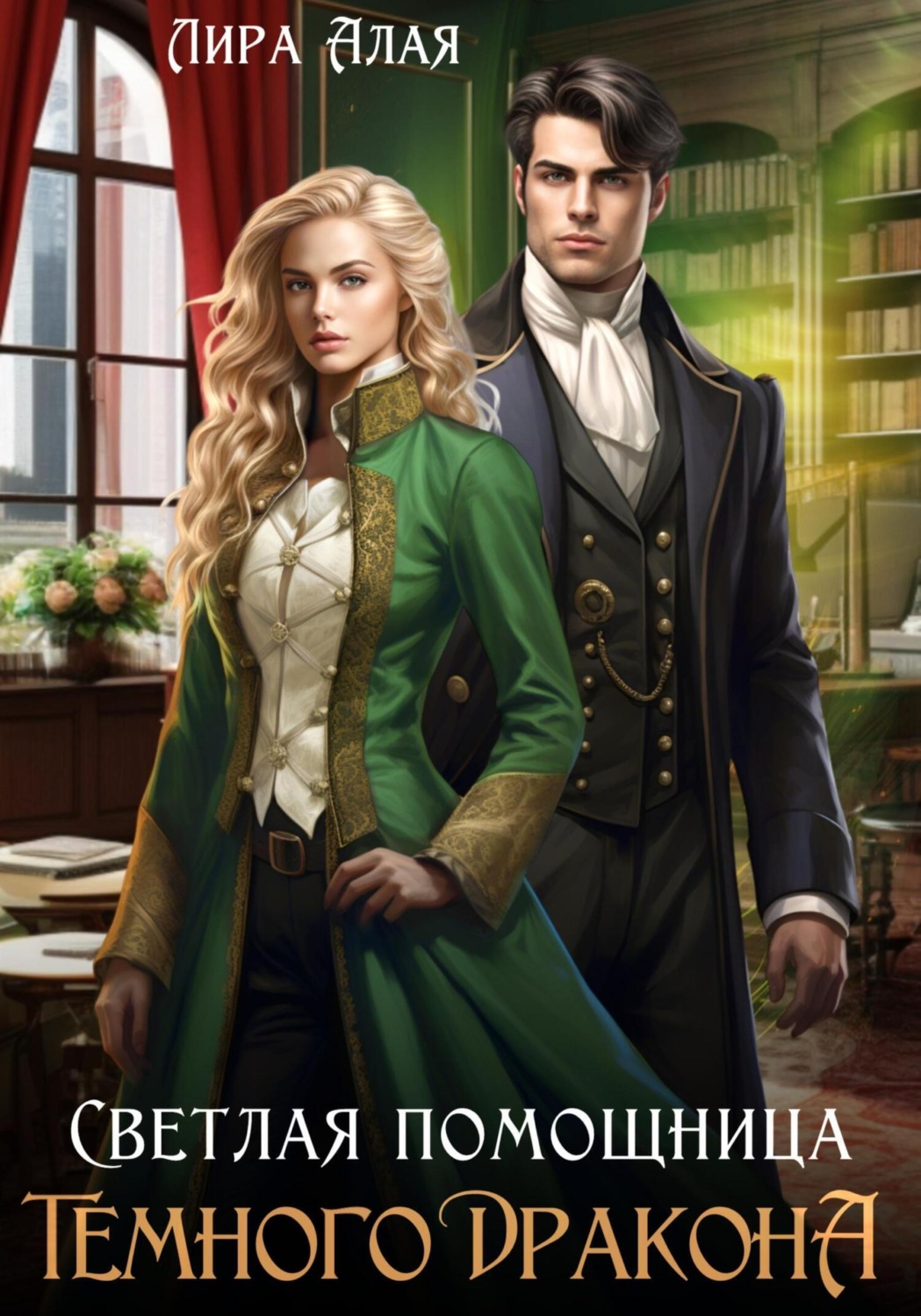 Обложка книги «Светлая помощница темного дракона»