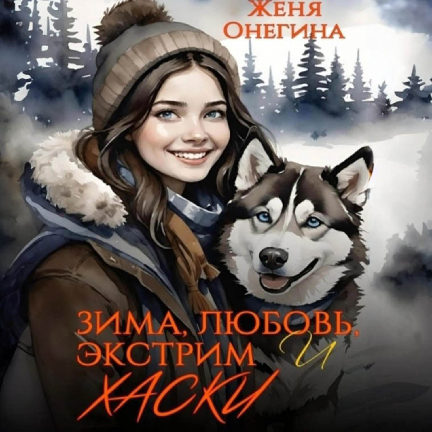 Обложка книги «Зима, любовь, экстрим и хаски»