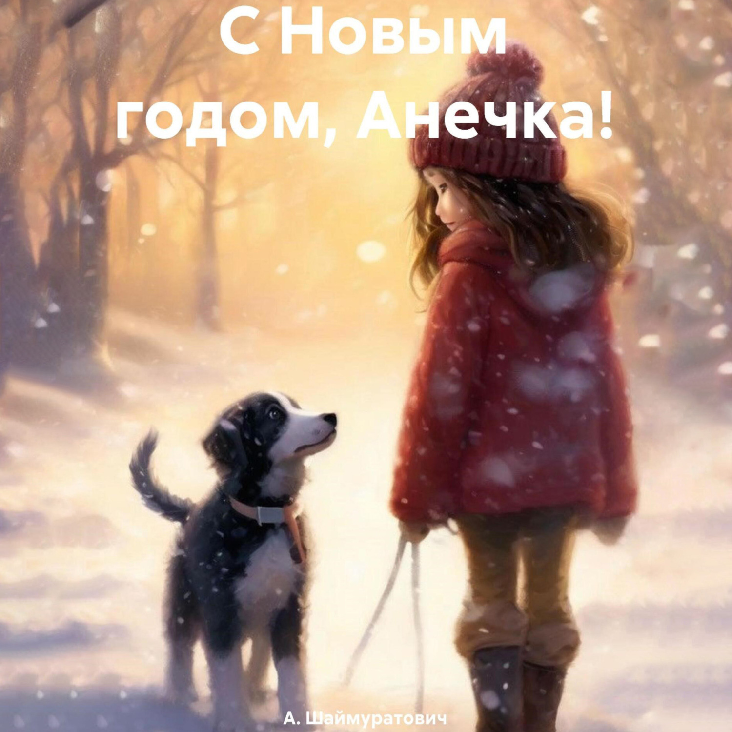 Обложка книги «С Новым годом, Анечка!»
