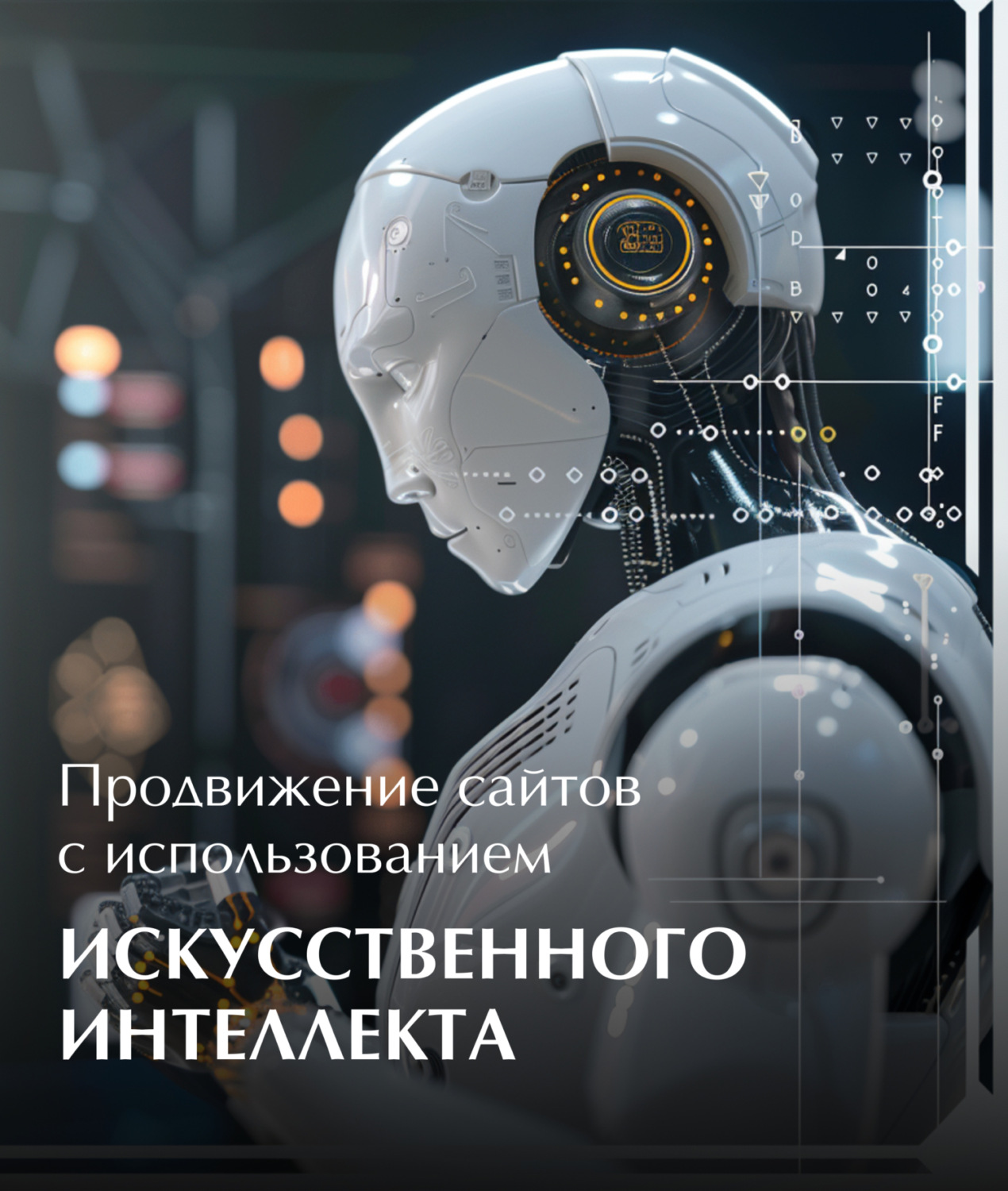 Обложка книги «Продвижение сайтов с использованием искусственного интеллекта»
