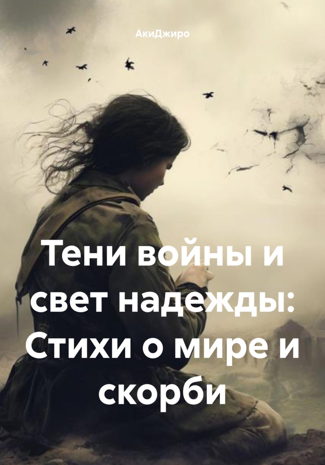 Обложка книги «Тени войны и свет надежды: Стихи о мире и скорби»