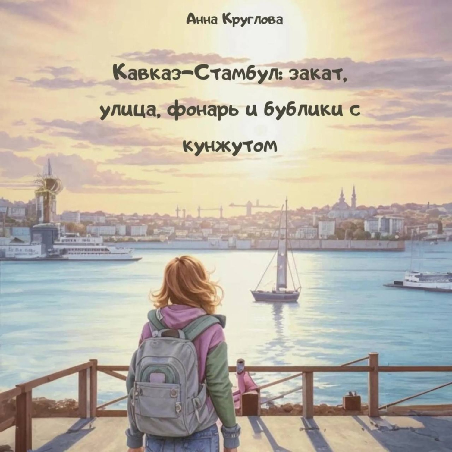 Обложка книги «Кавказ – Стамбул: закат, улица, фонарь и бублики с кунжутом»