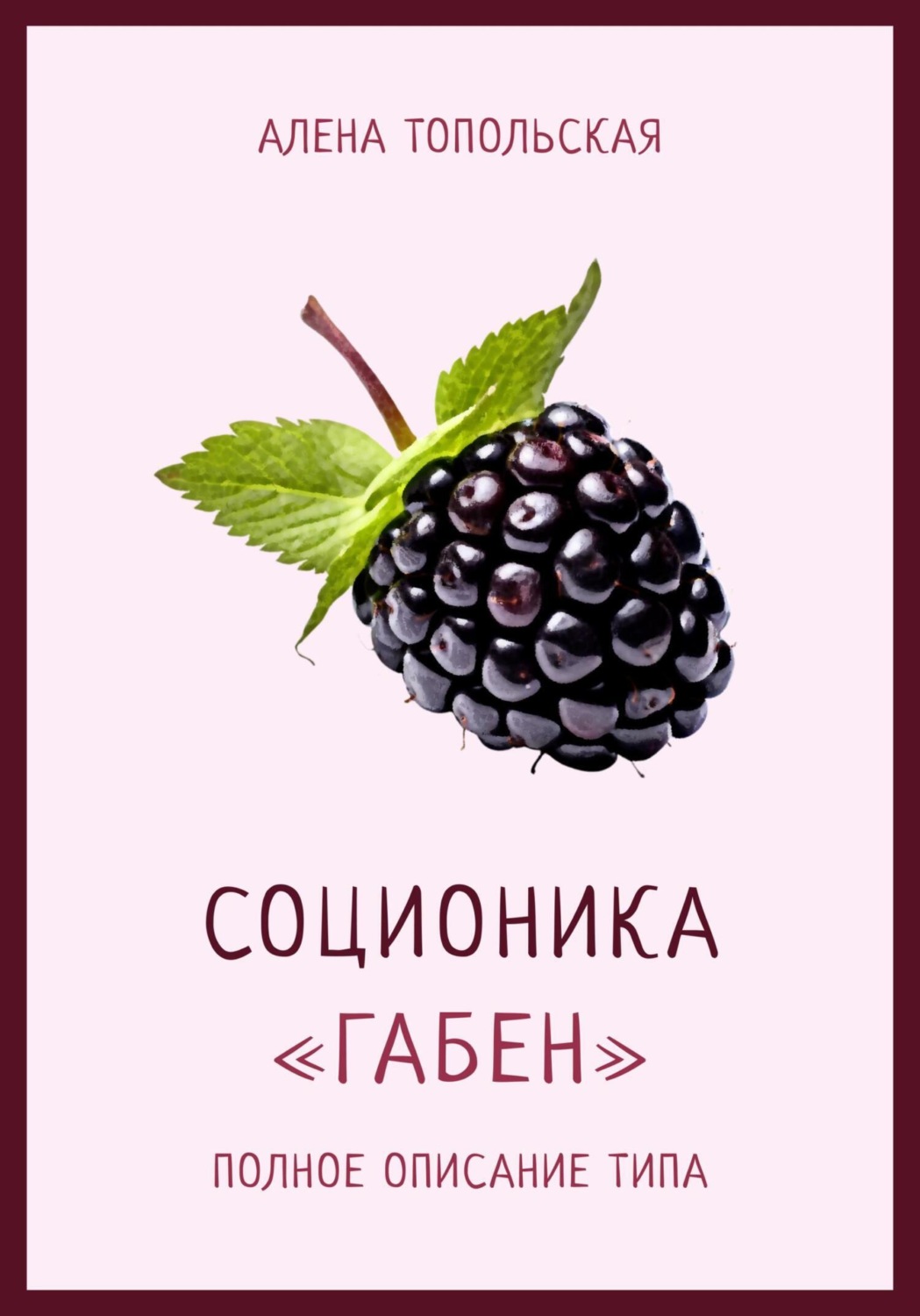 Обложка книги «Соционика: «Габен». Полное описание типа»