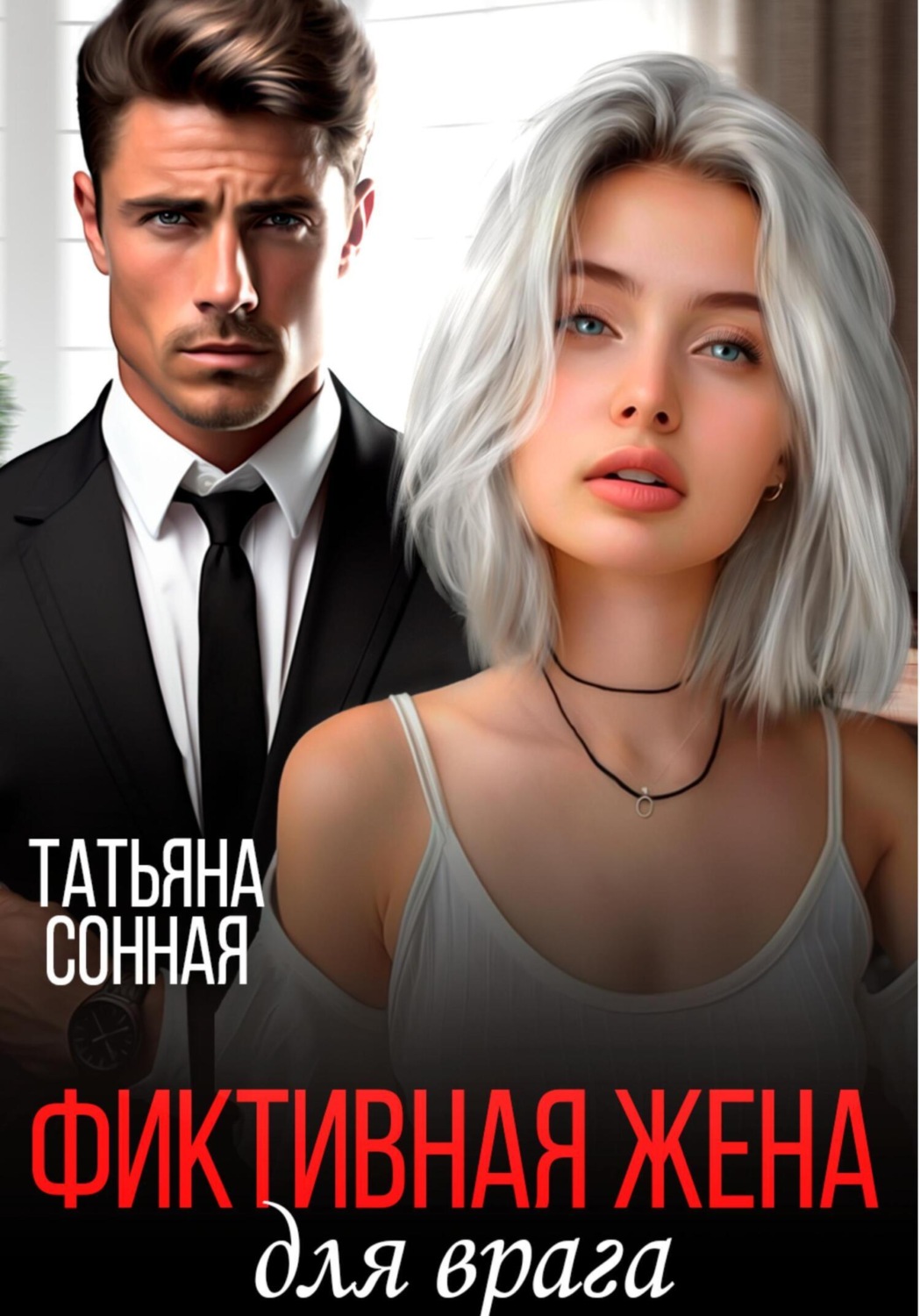 Обложка книги «Фиктивная жена для врага»