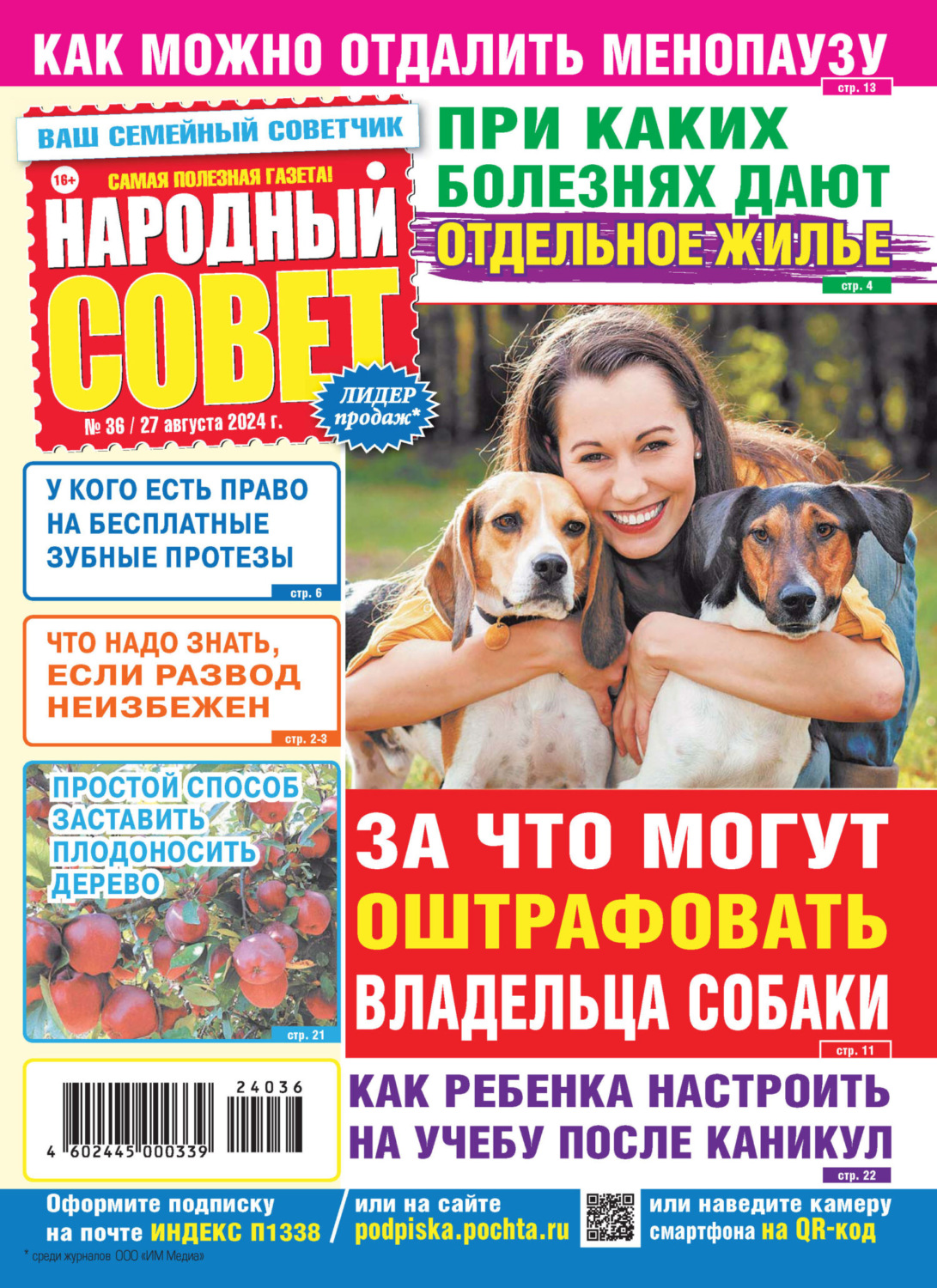 Обложка книги «Народный совет №36/2024»