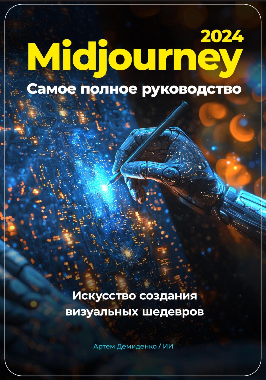 Обложка книги «Midjourney 2024. Самое полное руководство. Искусство создания визуальных шедевров»