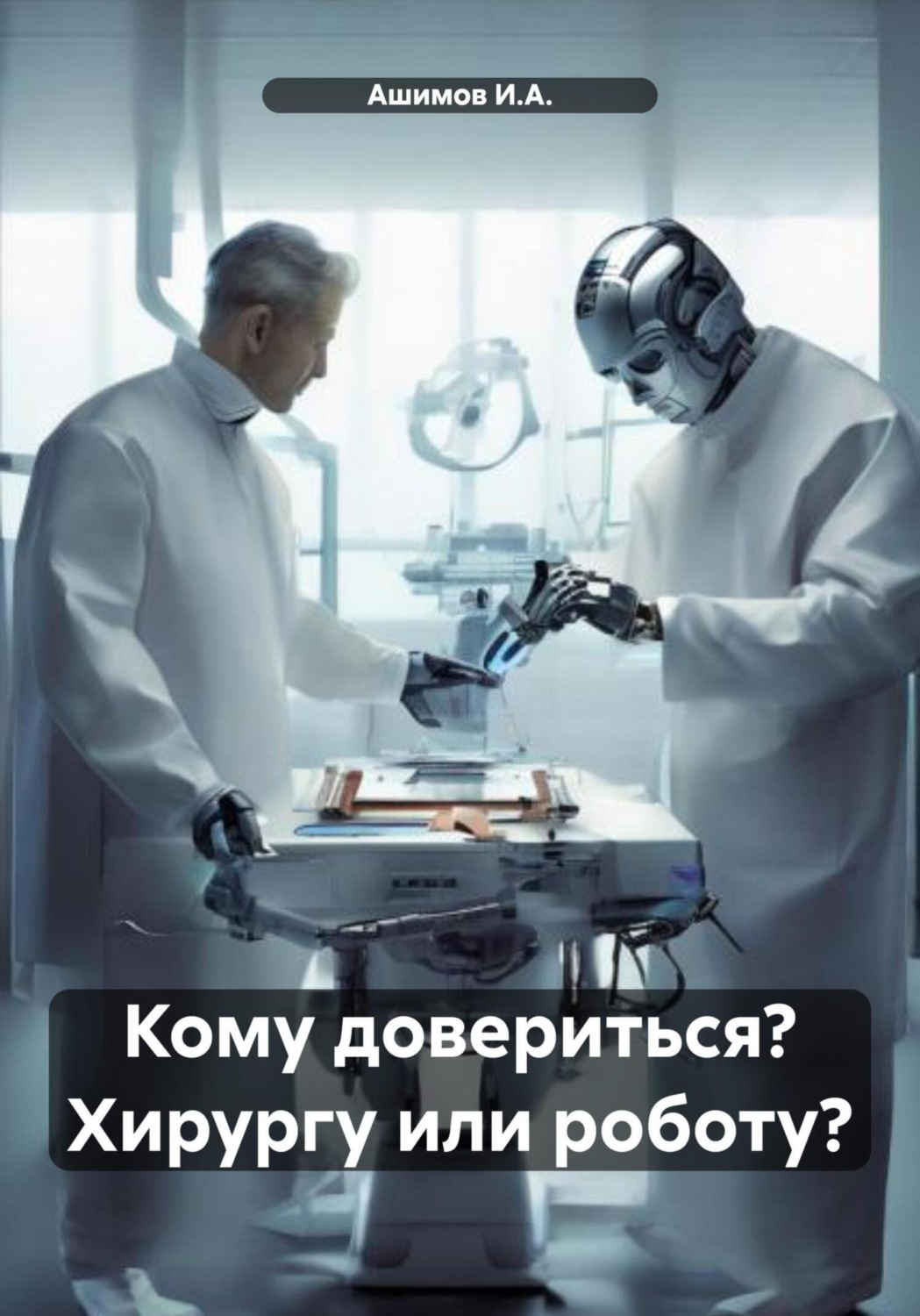 Обложка книги «Кому довериться? Хирургу или роботу?»
