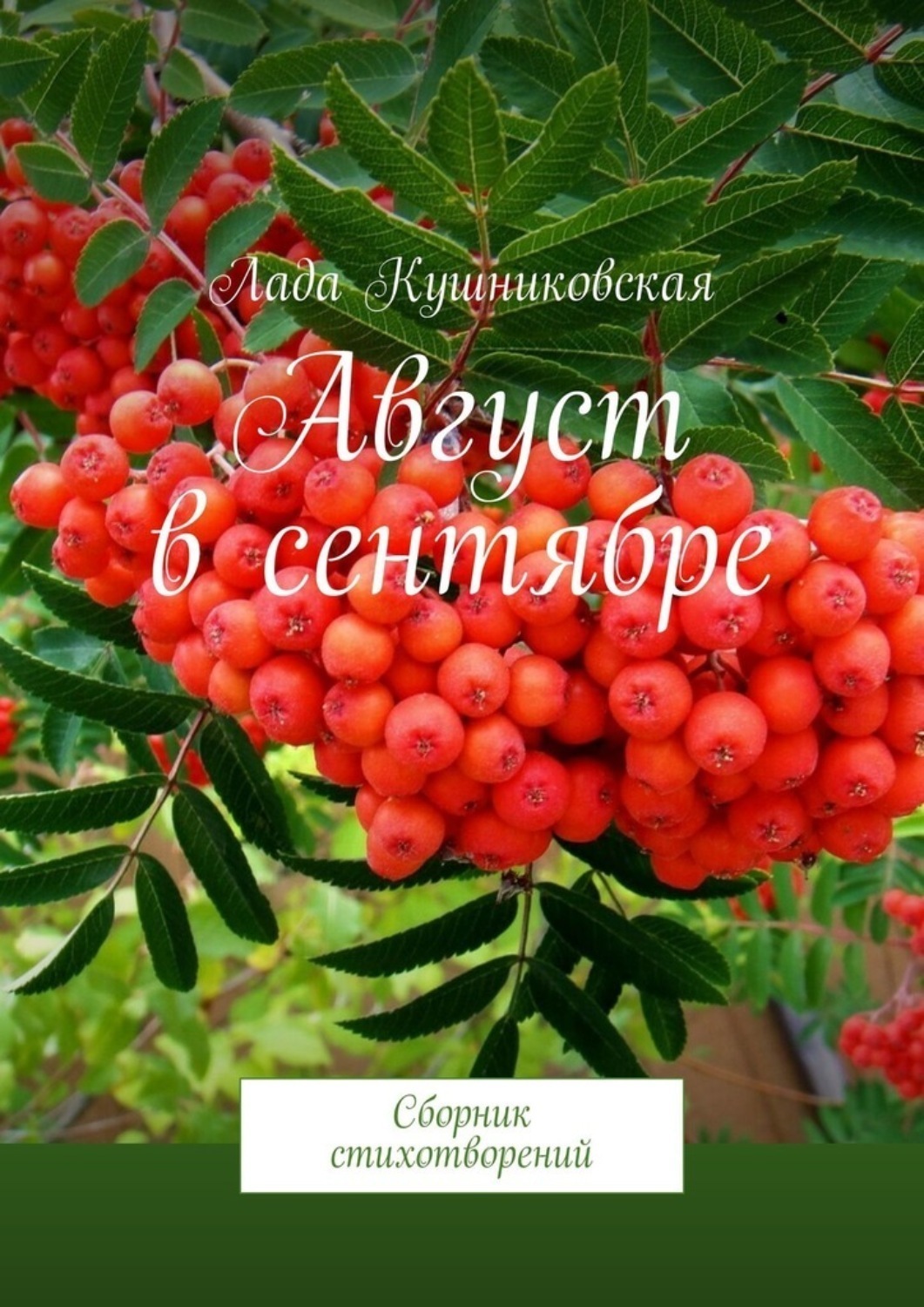 Обложка книги «Август в сентябре. Сборник стихотворений»