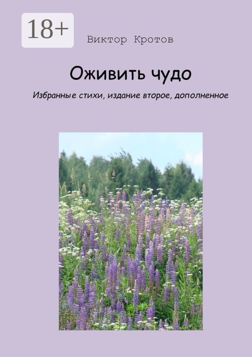 Обложка книги «Оживить чудо. Избранные стихи, издание второе, дополненное»
