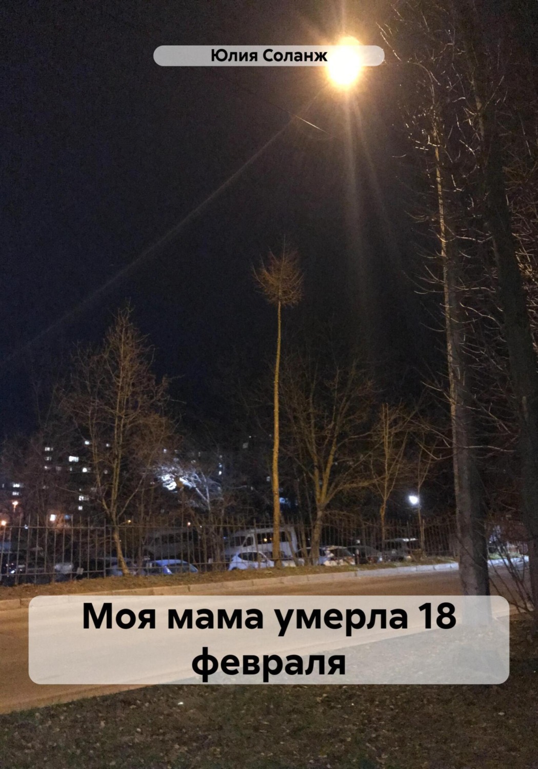 Обложка книги «Моя мама умерла 18 февраля»