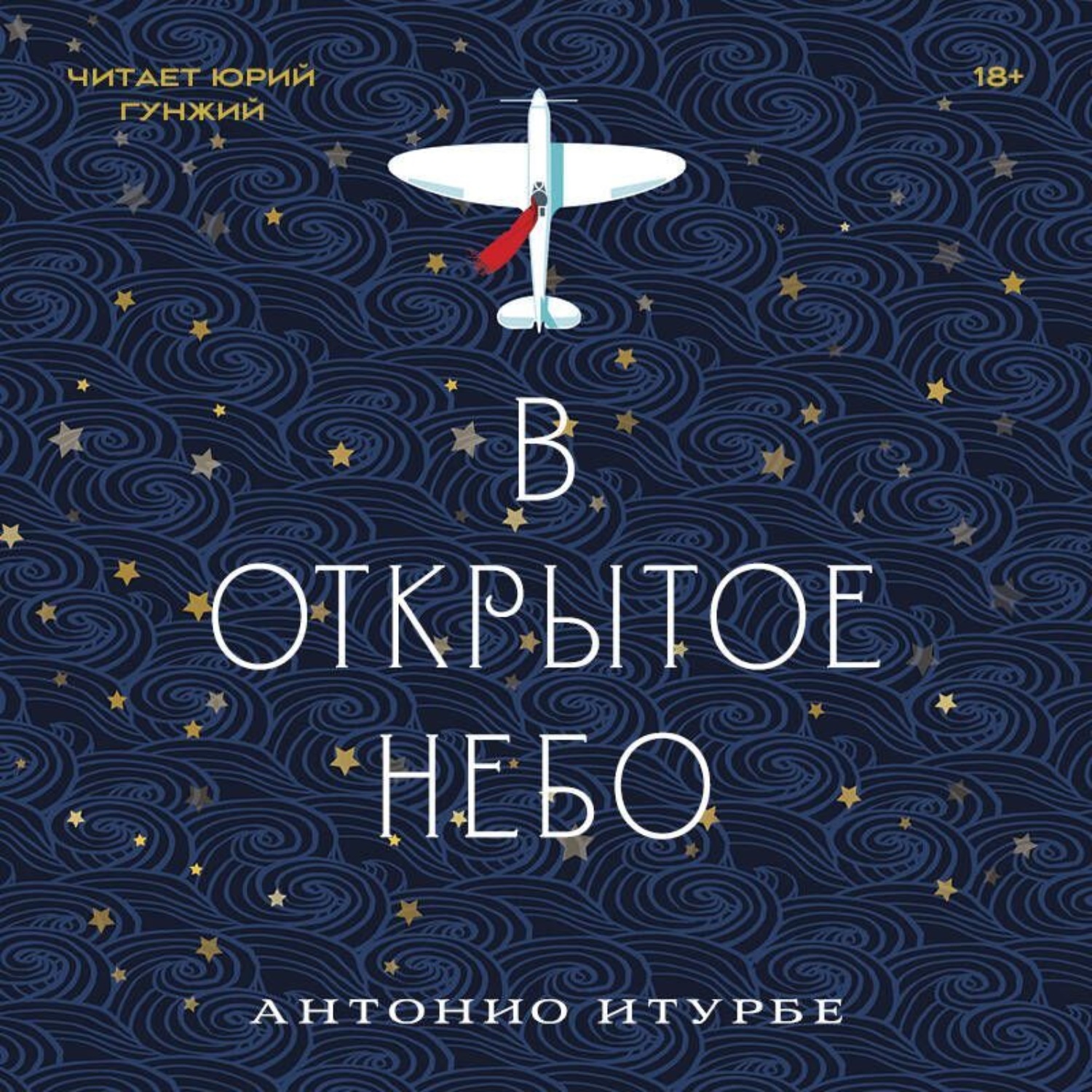 Обложка книги «В открытое небо (основано на жизни французского писателя и летчика Антуана де Сент-Экзюпери)»