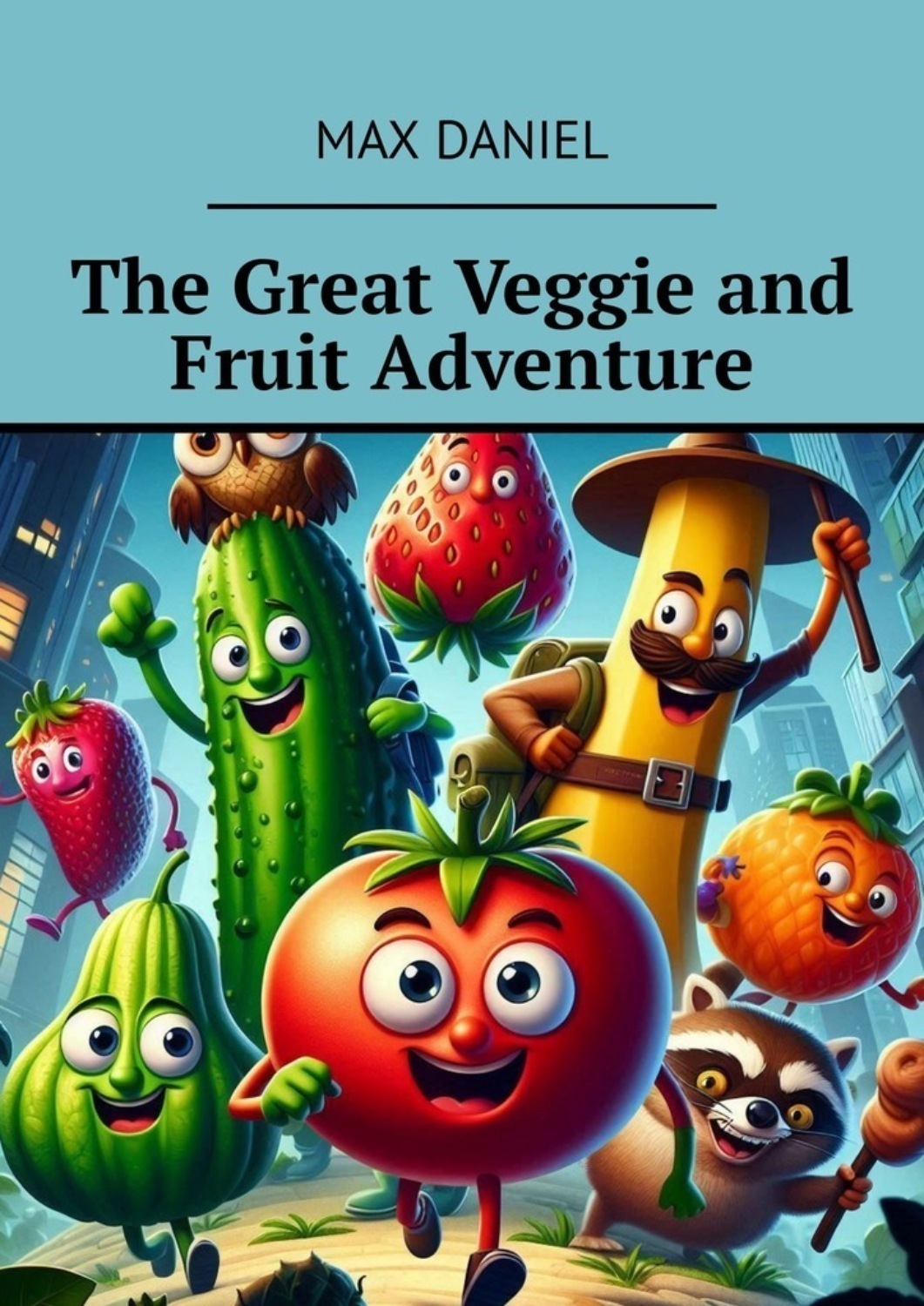 Обложка книги «The Great Veggie and Fruit Adventure»