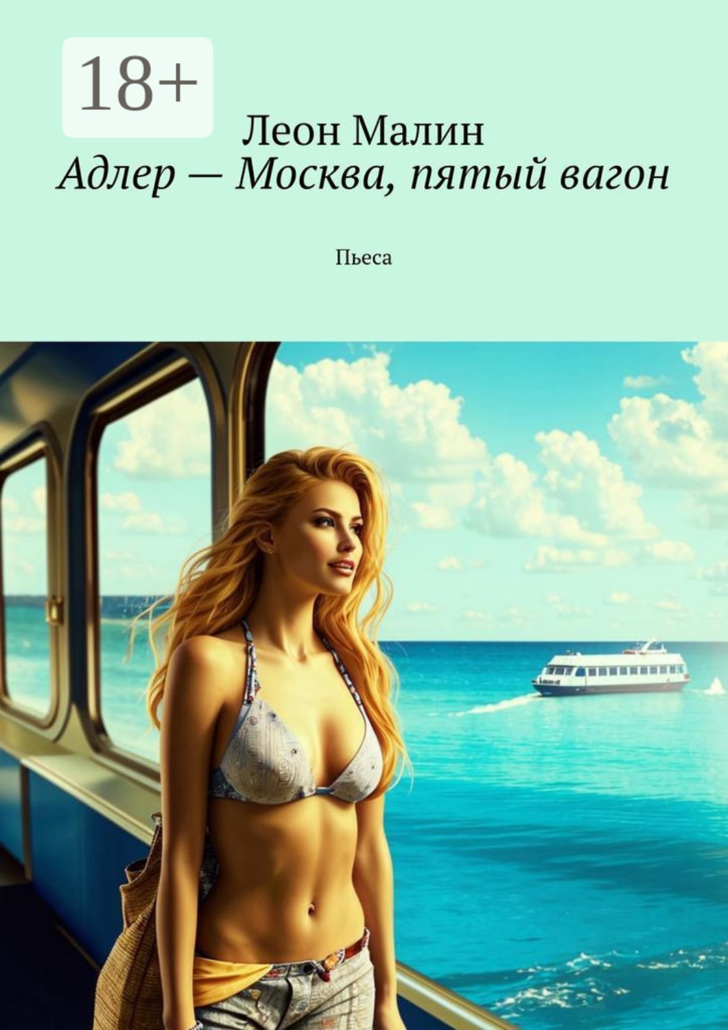Обложка книги «Адлер – Москва, пятый вагон. Пьеса»