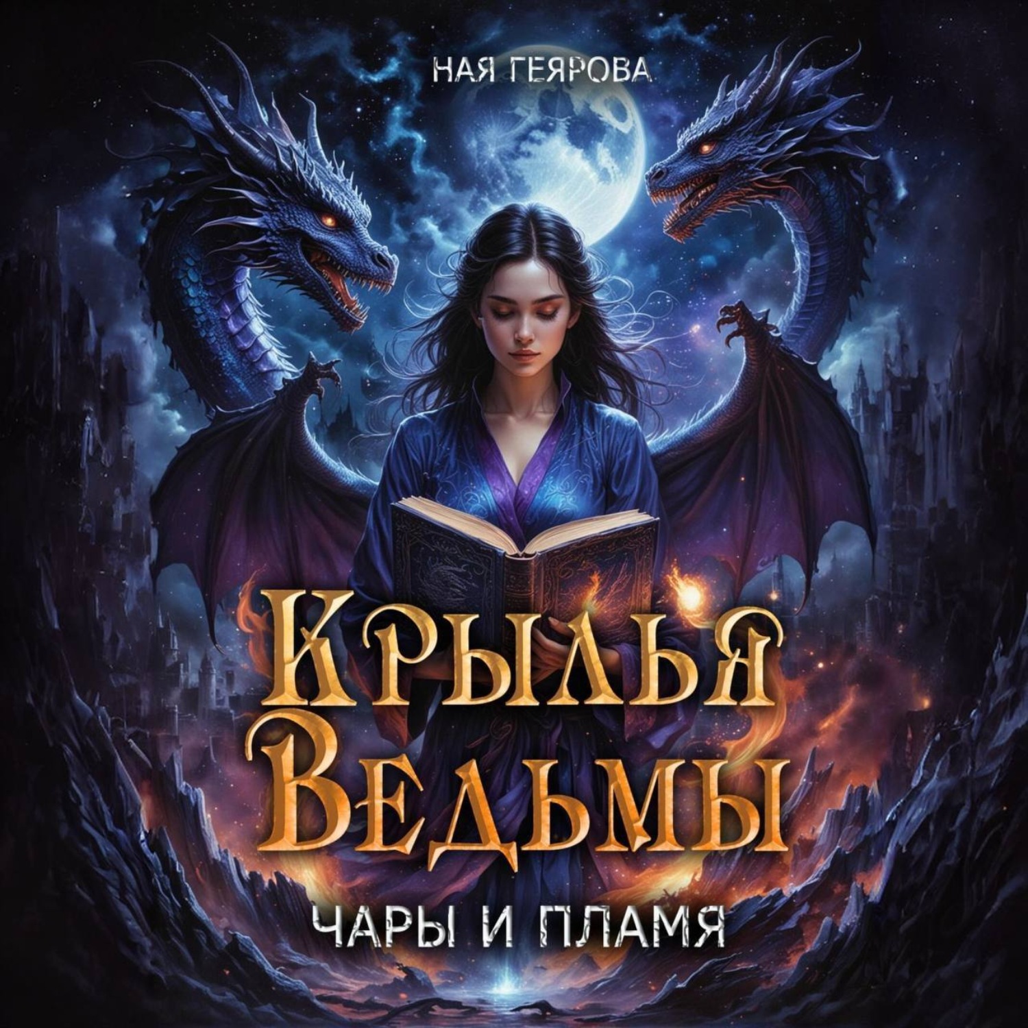 Обложка книги «Крылья ведьмы. Чары и Пламя»