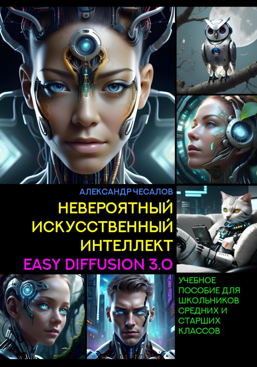 Обложка книги «Невероятный искусственный интеллект Easy Diffusion 3.0»