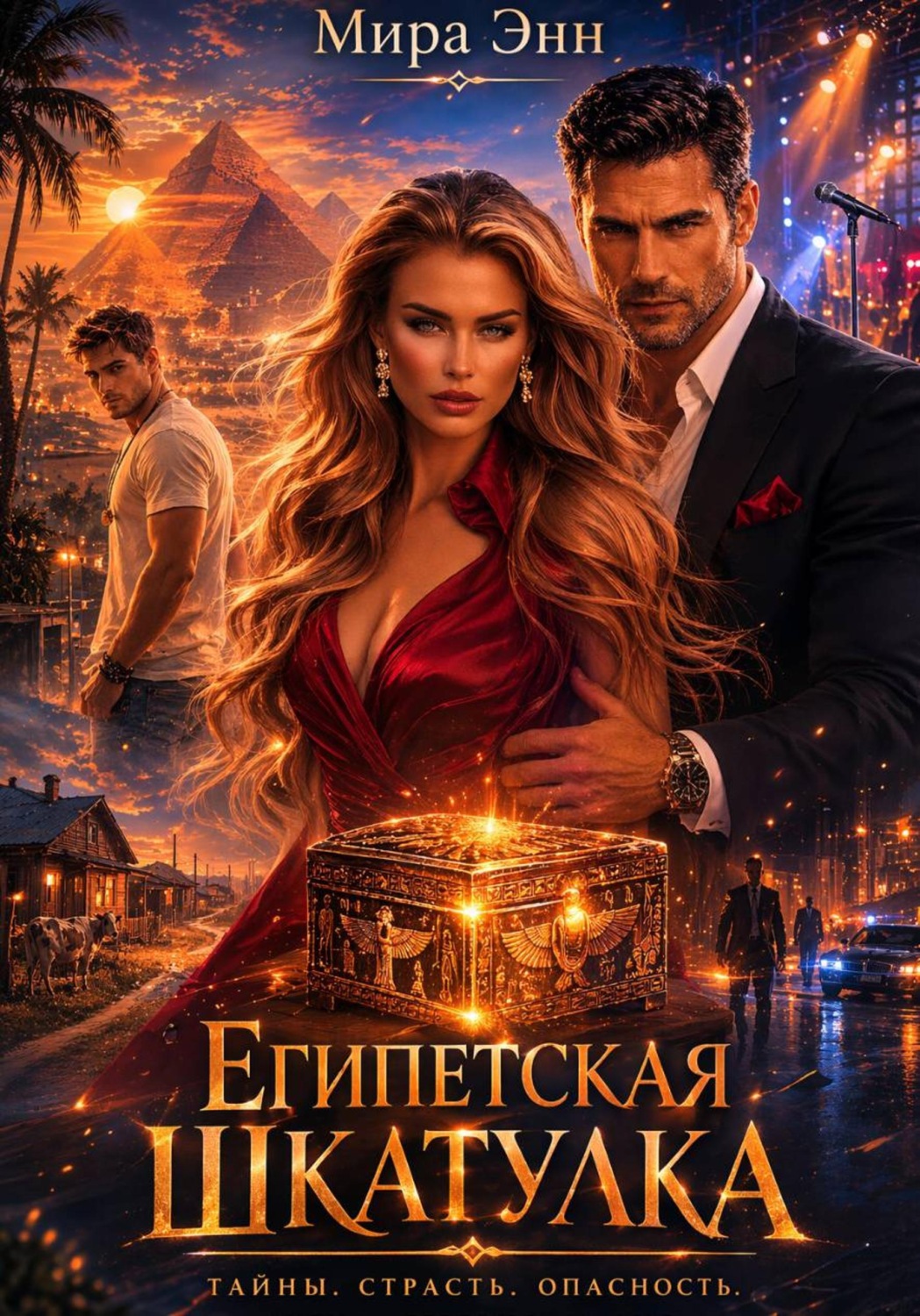 Обложка книги «Египетская шкатулка»