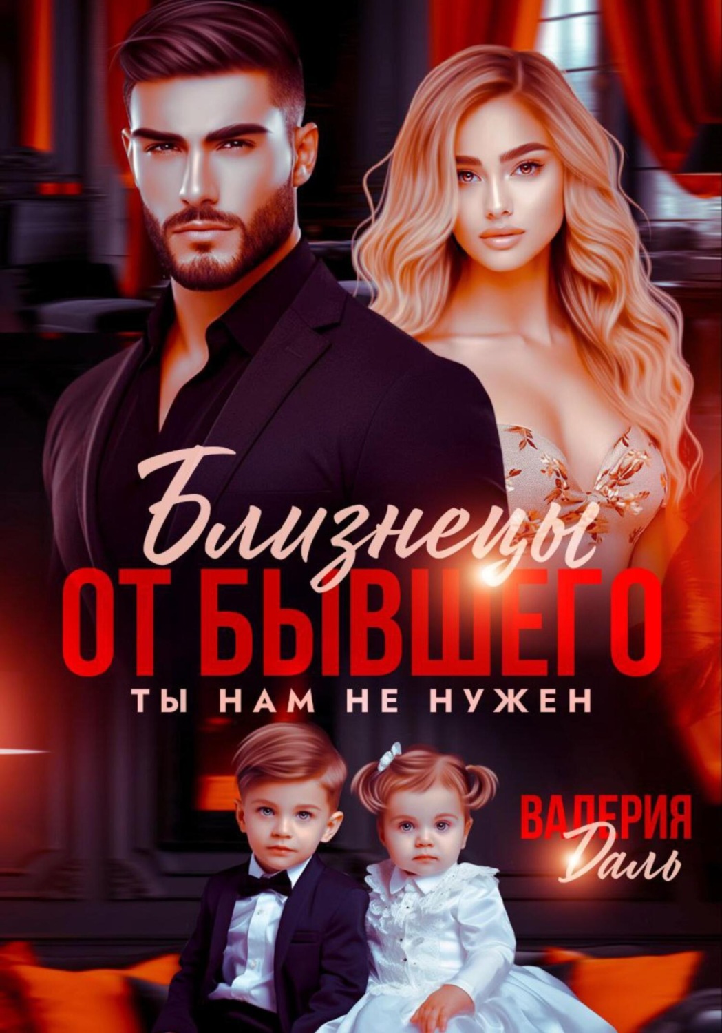 Обложка книги «Близнецы от бывшего. Ты нам не нужен»