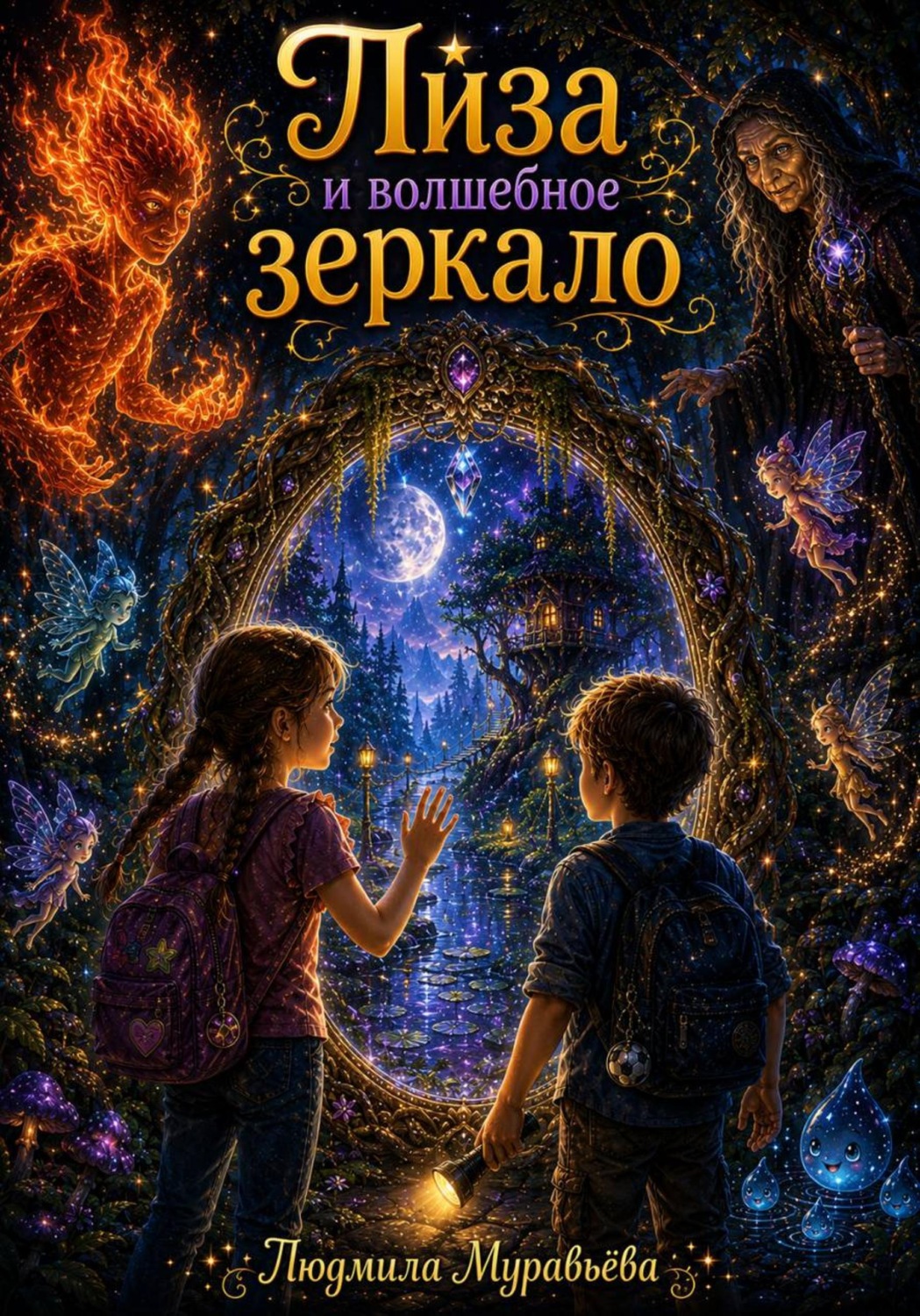Обложка книги «Лиза и волшебное зеркало»