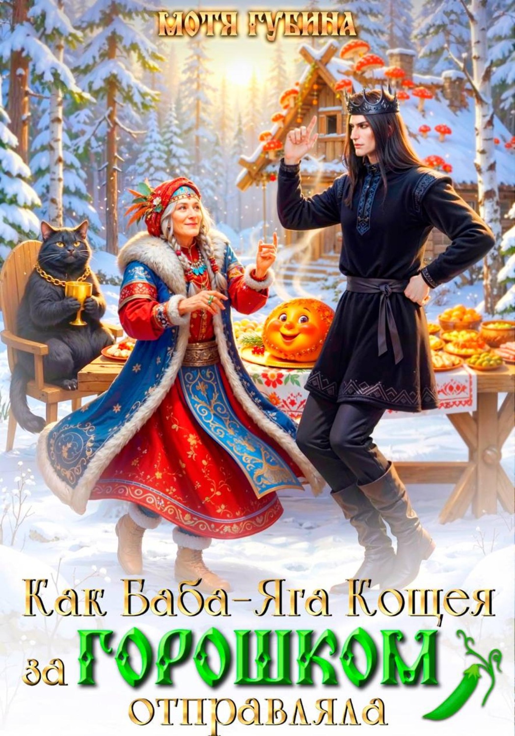 Обложка книги «Как баба Яга Кощея за горошком отправляла»