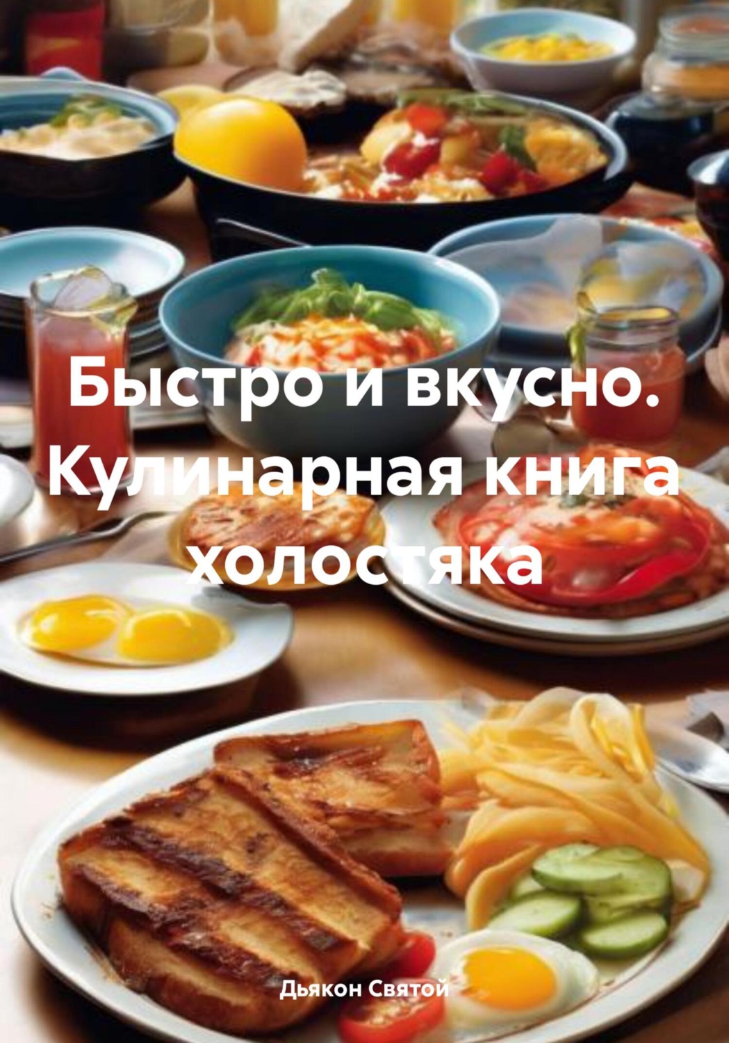 Обложка книги «Быстро и вкусно. Кулинарная книга холостяка»