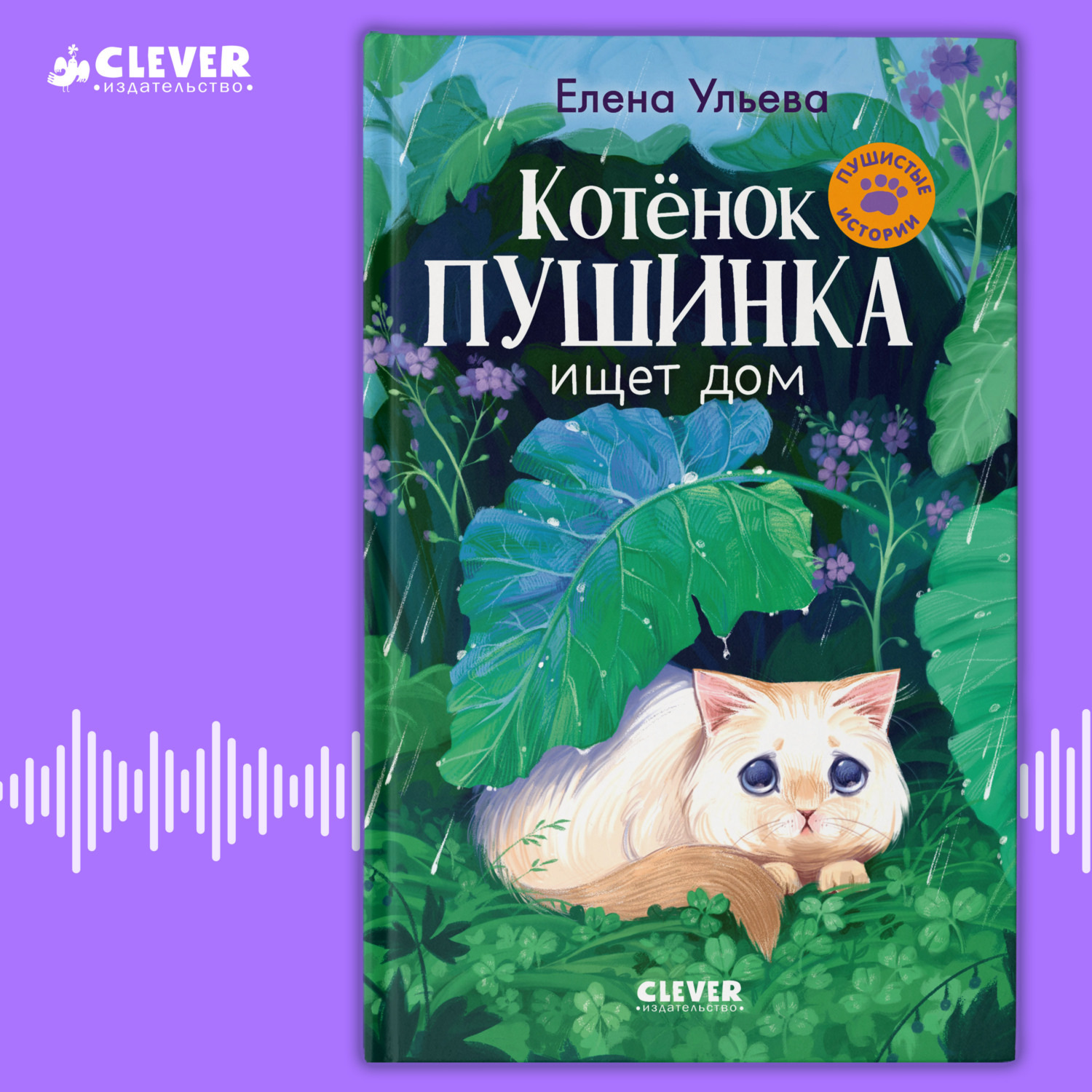 Обложка книги «Котенок Пушинка ищет свой дом»