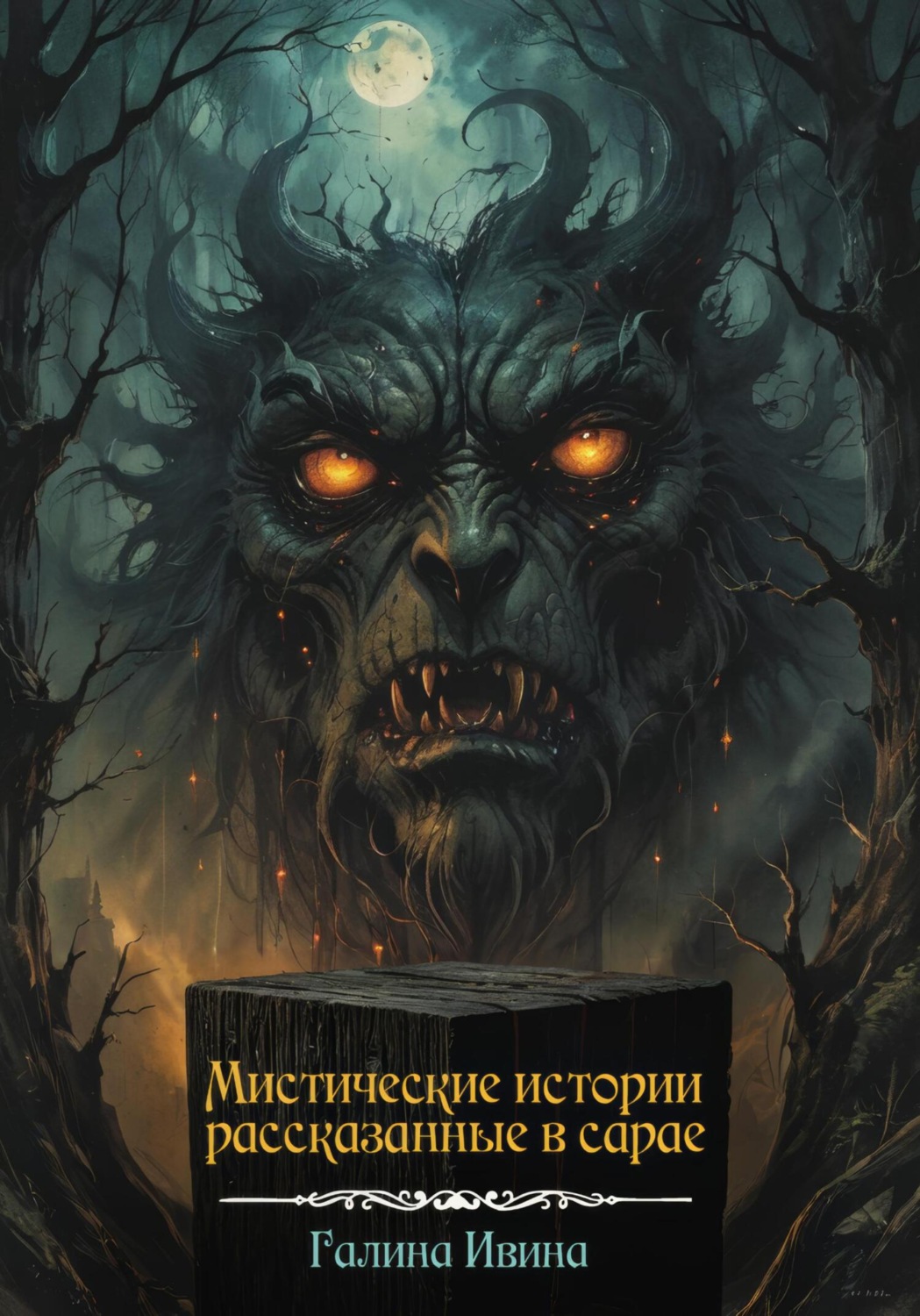 Обложка книги «Мистические истории, рассказанные в сарае»
