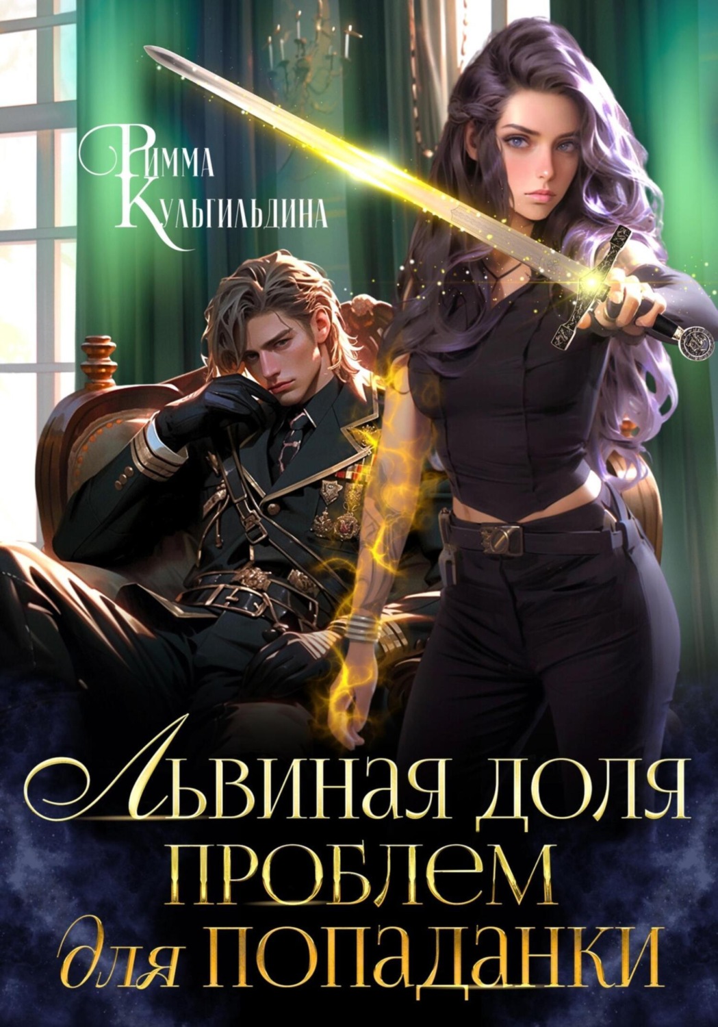 Обложка книги «Львиная доля проблем для попаданки»