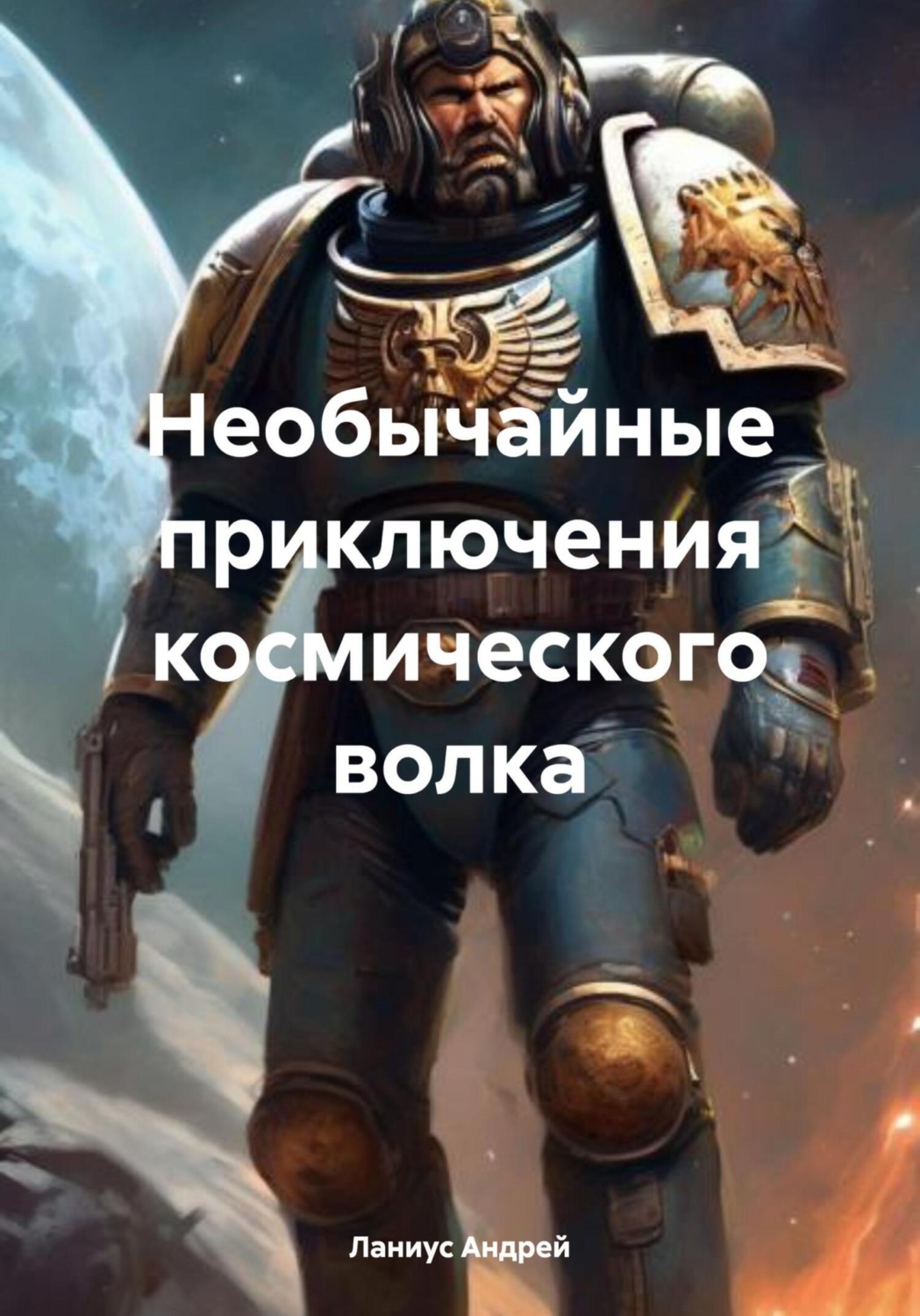 Обложка книги «Необычайные приключения космического волка»