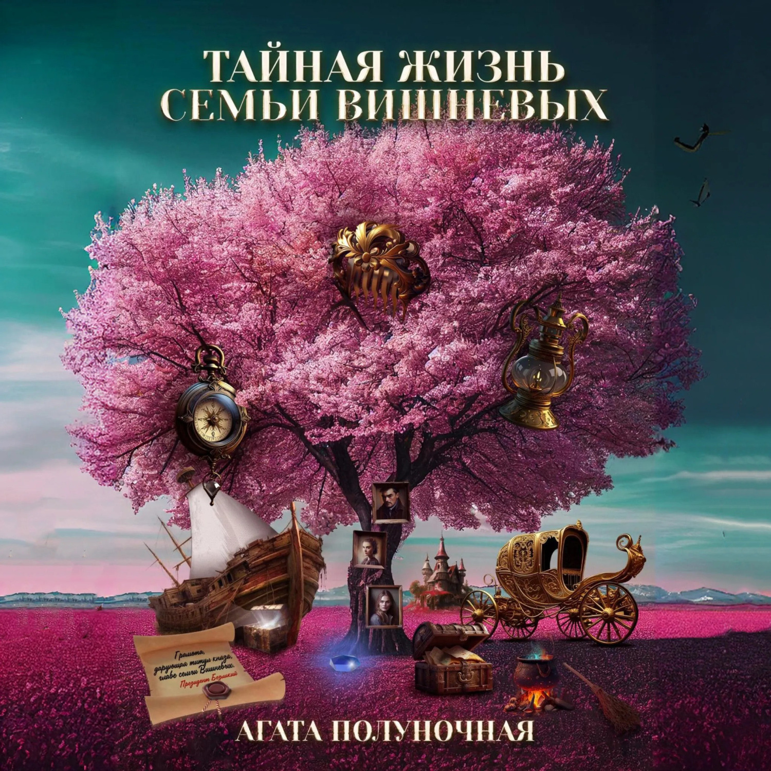 Обложка книги «Тайная жизнь семьи Вишневых»