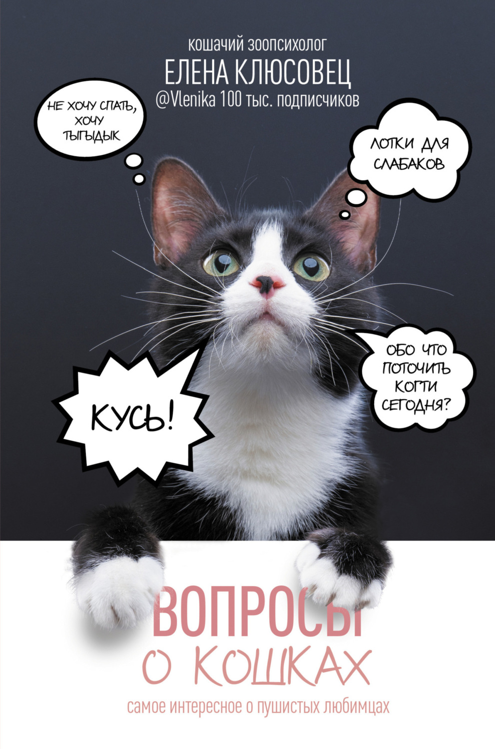 Обложка книги «Вопросы о кошках. Самое интересное о пушистых любимцах»