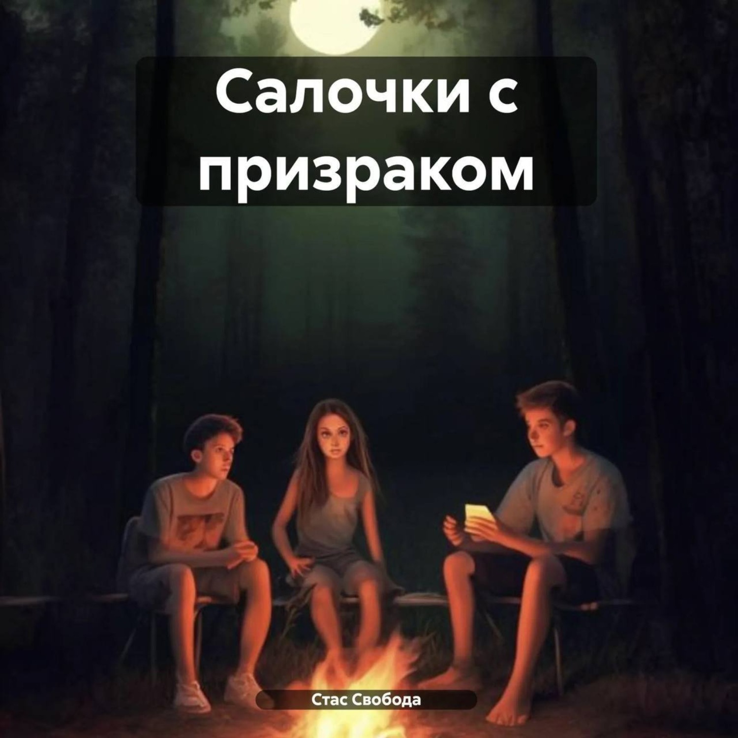 Обложка книги «Салочки с призраком»