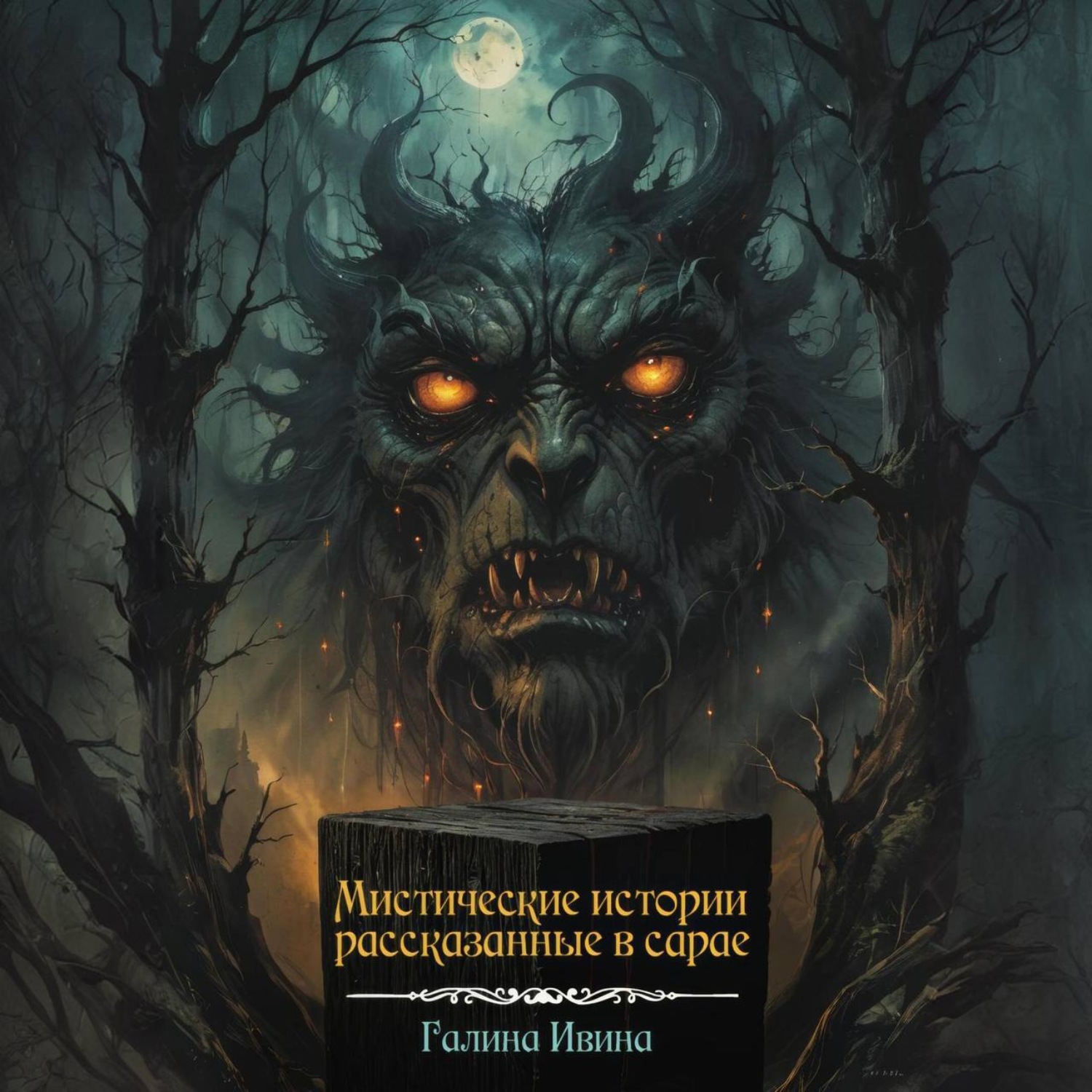 Обложка книги «Мистические истории рассказанные в сарае»