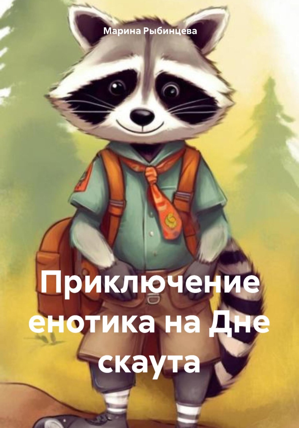 Обложка книги «Приключение енотика на Дне скаута»