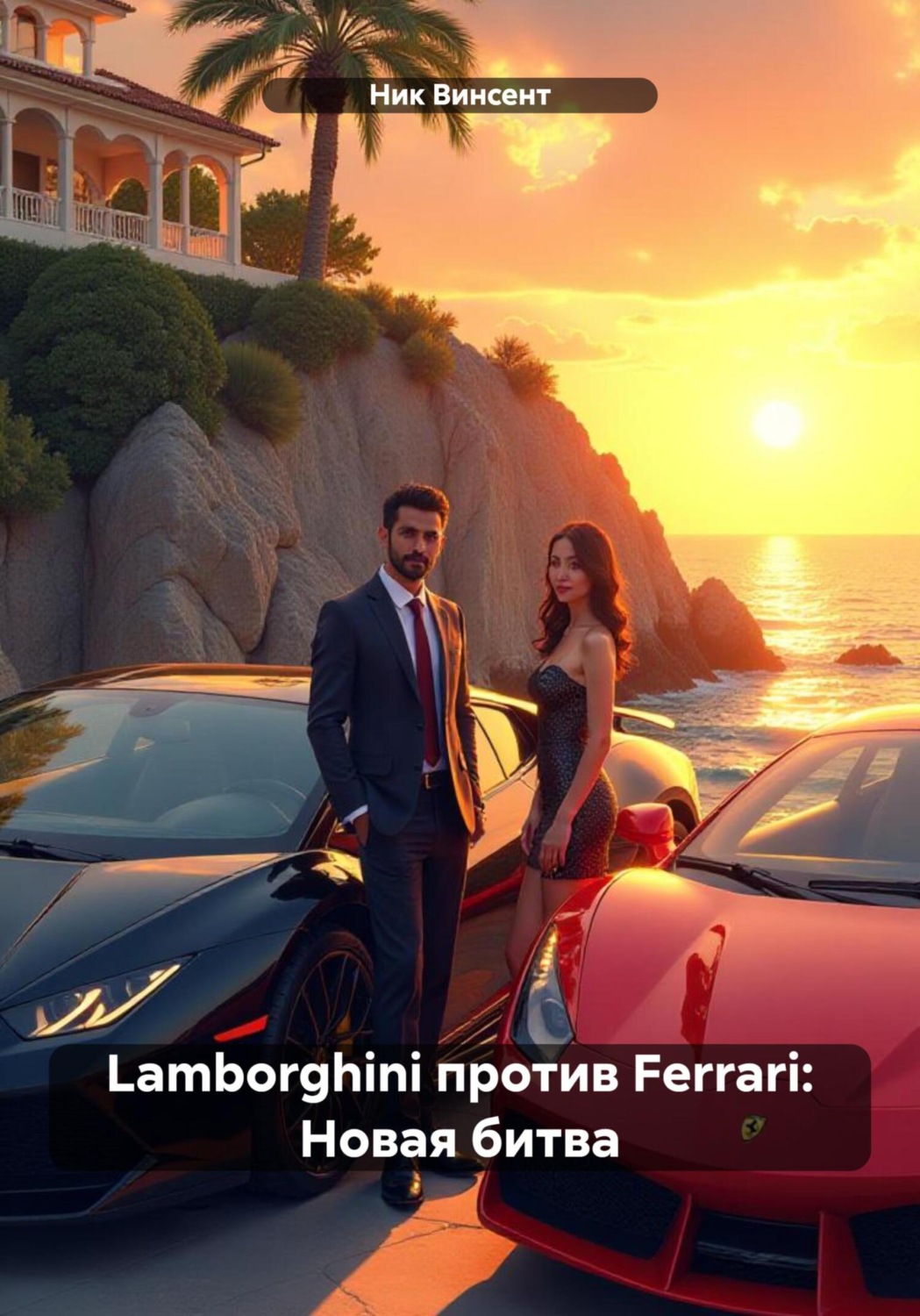 Обложка книги «Lamborghini против Ferrari: Новая битва»